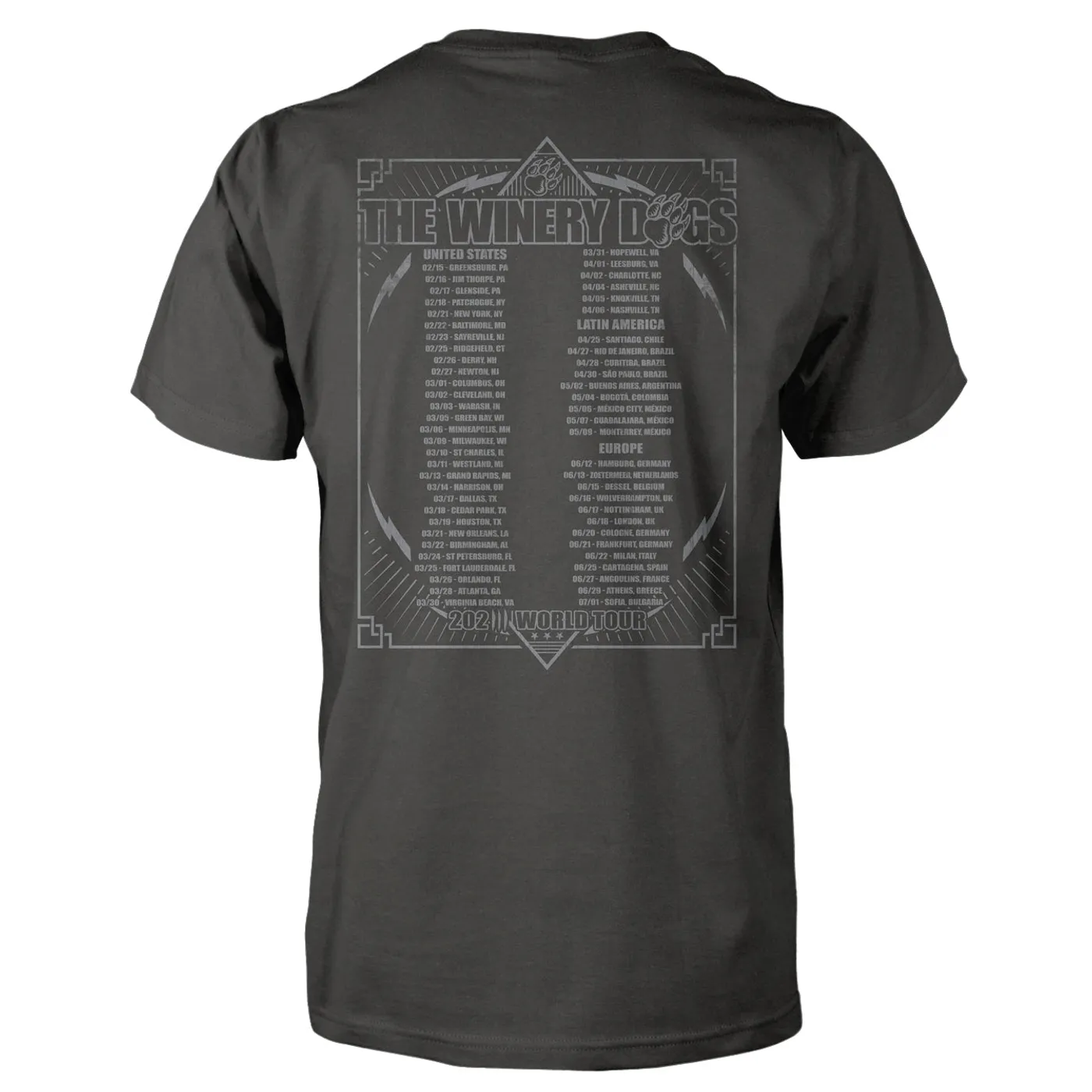 The Winery Dogs - Grey Tee