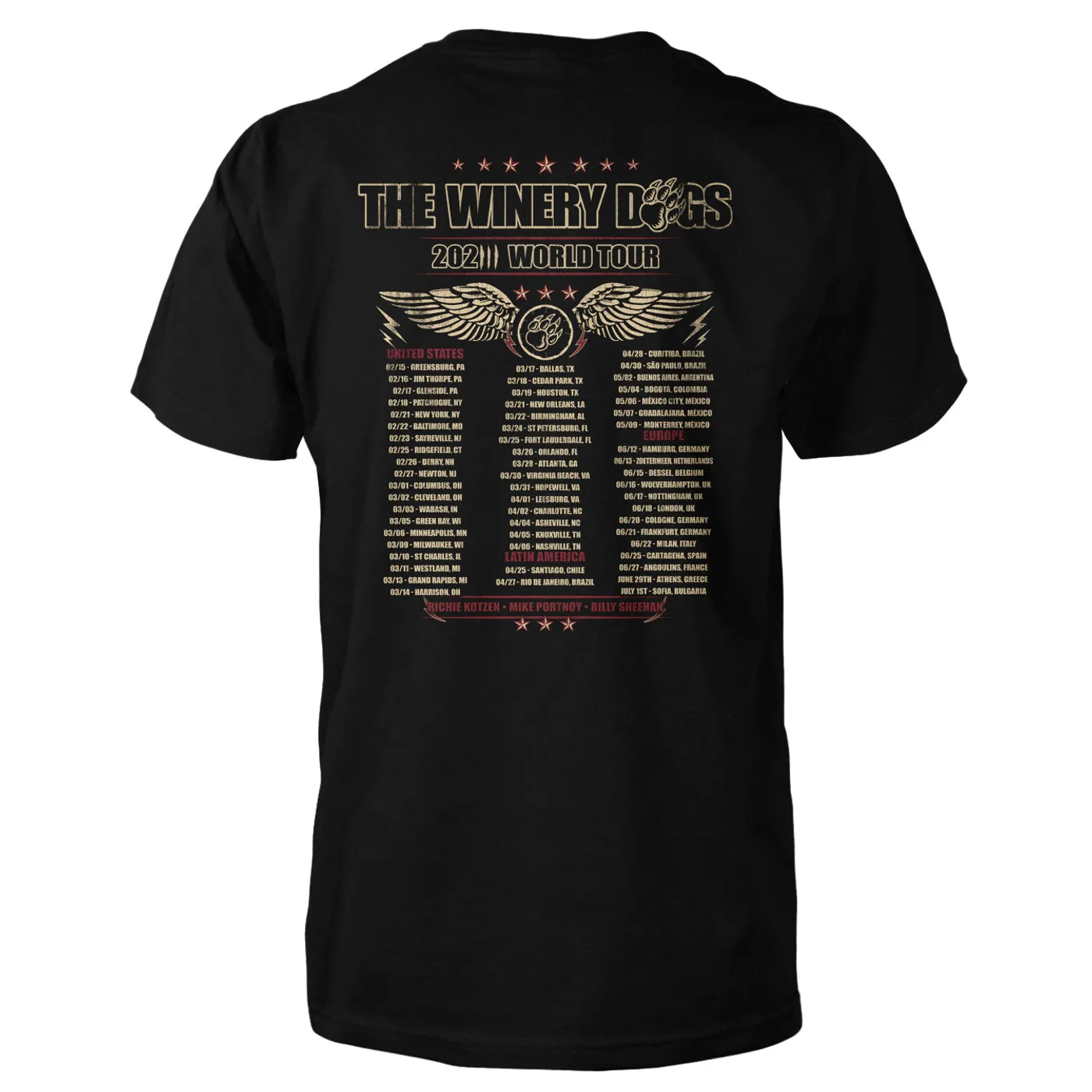 The Winery Dogs - Wing Crest Tee
