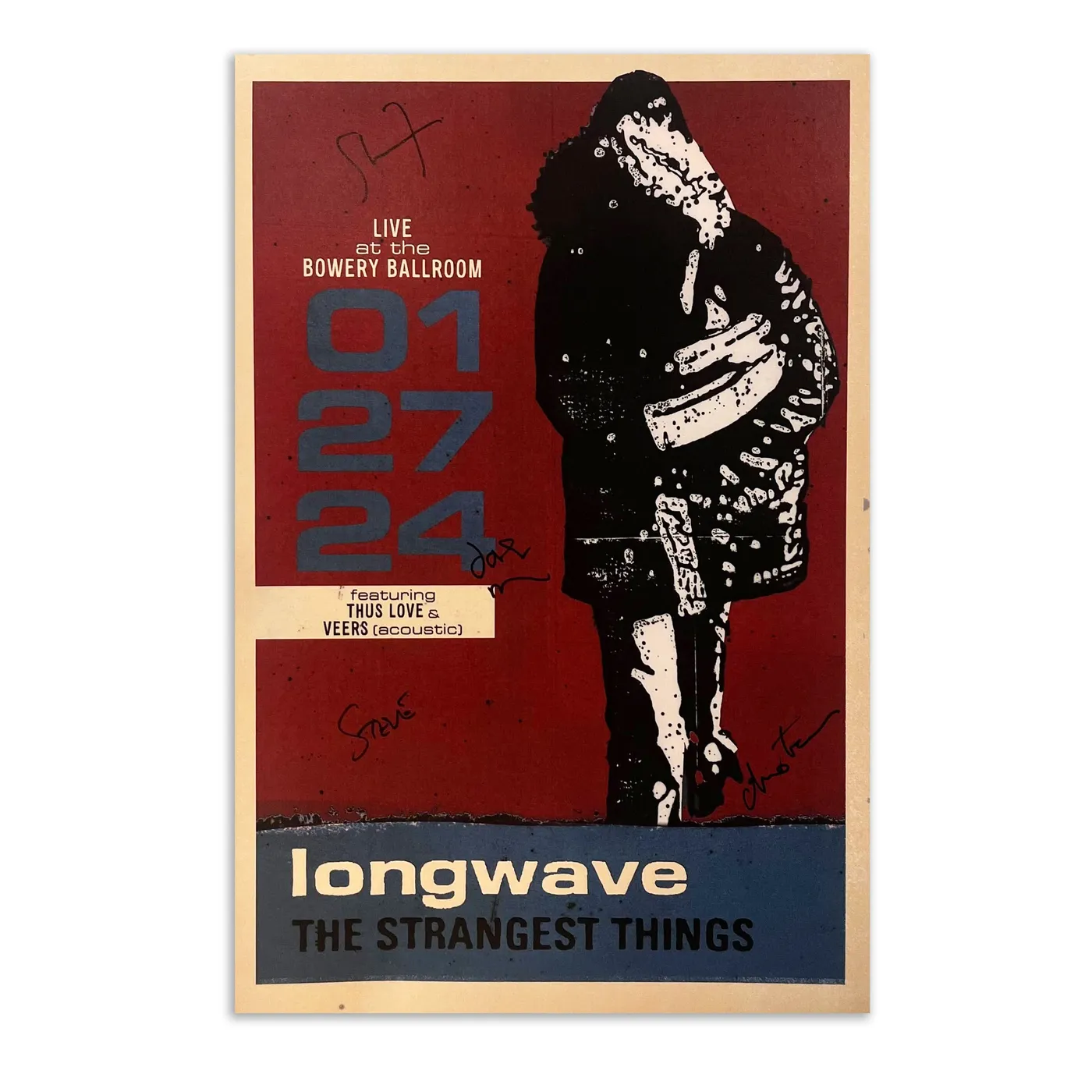 Longwave - Autographed Strangest Things Anniversary NYC Show Poster