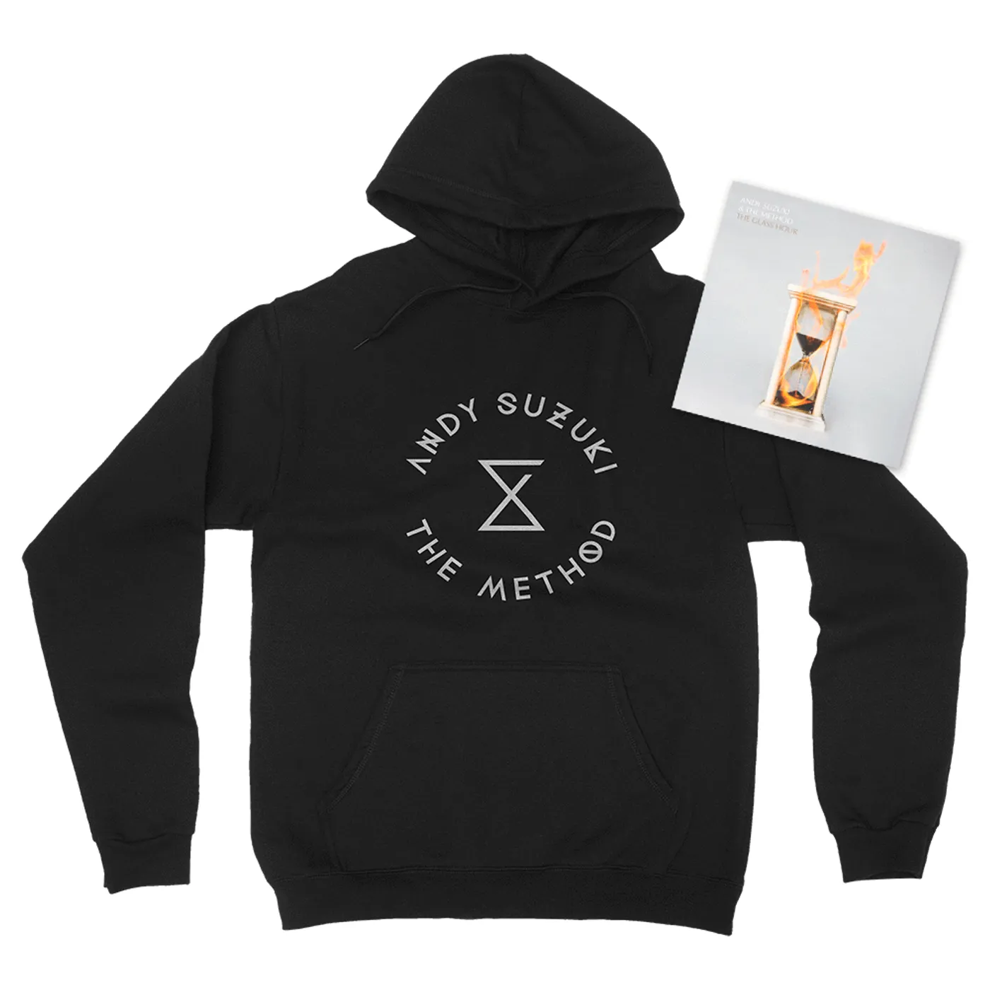 Andy Suzuki & The Method ASTM - Lyric Hoodie + \'The Glass Hour\' Deluxe CD Bundle