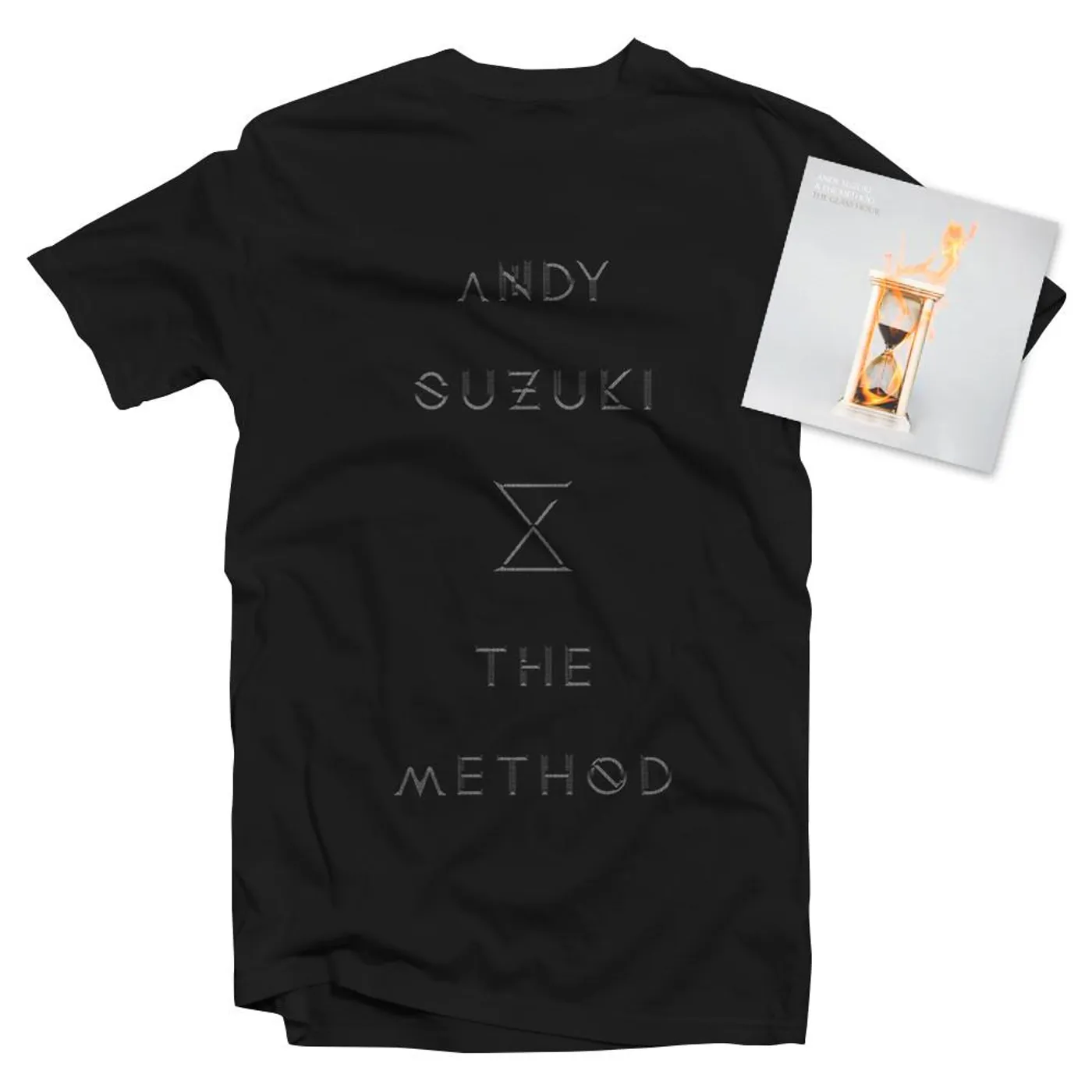 Andy Suzuki & The Method ASTM - Logo Tee + 'The Glass Hour' Deluxe CD Bundle