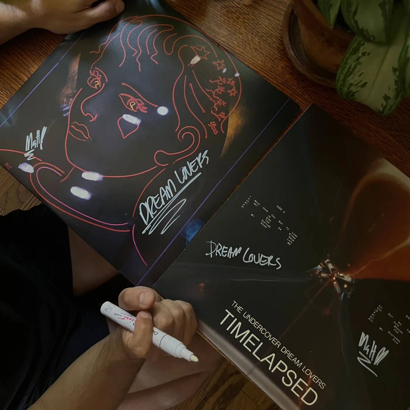 The Undercover Dream Lovers Signed Record Bundle