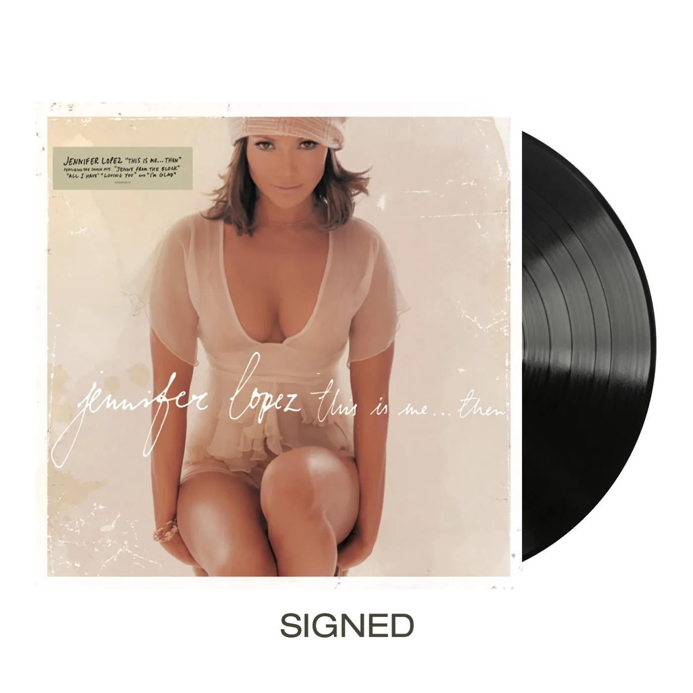 Jennifer Lopez SIGNED - This Is Me...Then (20th Anniversary) Vinyl LP