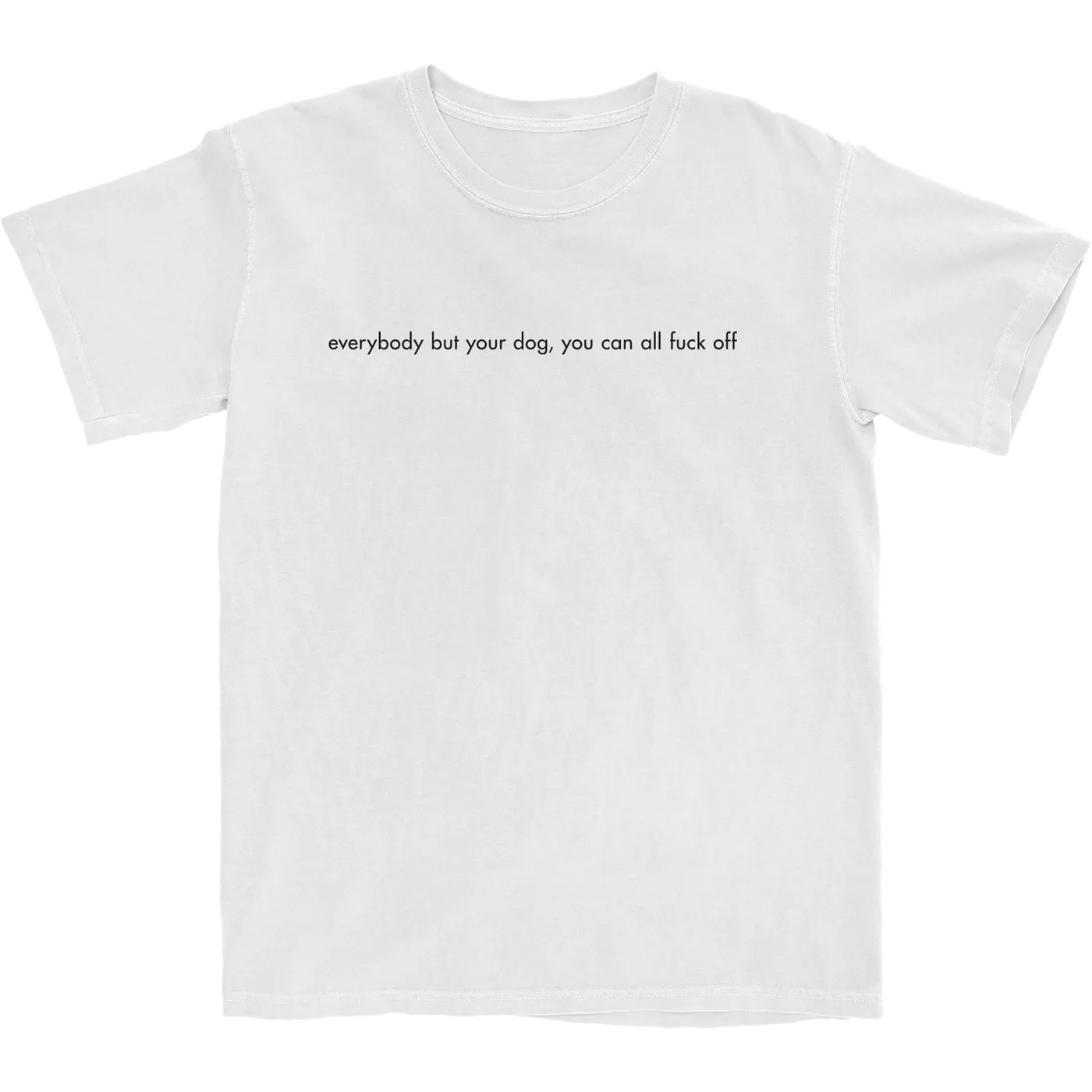 GAYLE Everybody But Your Dog Lyric Tee