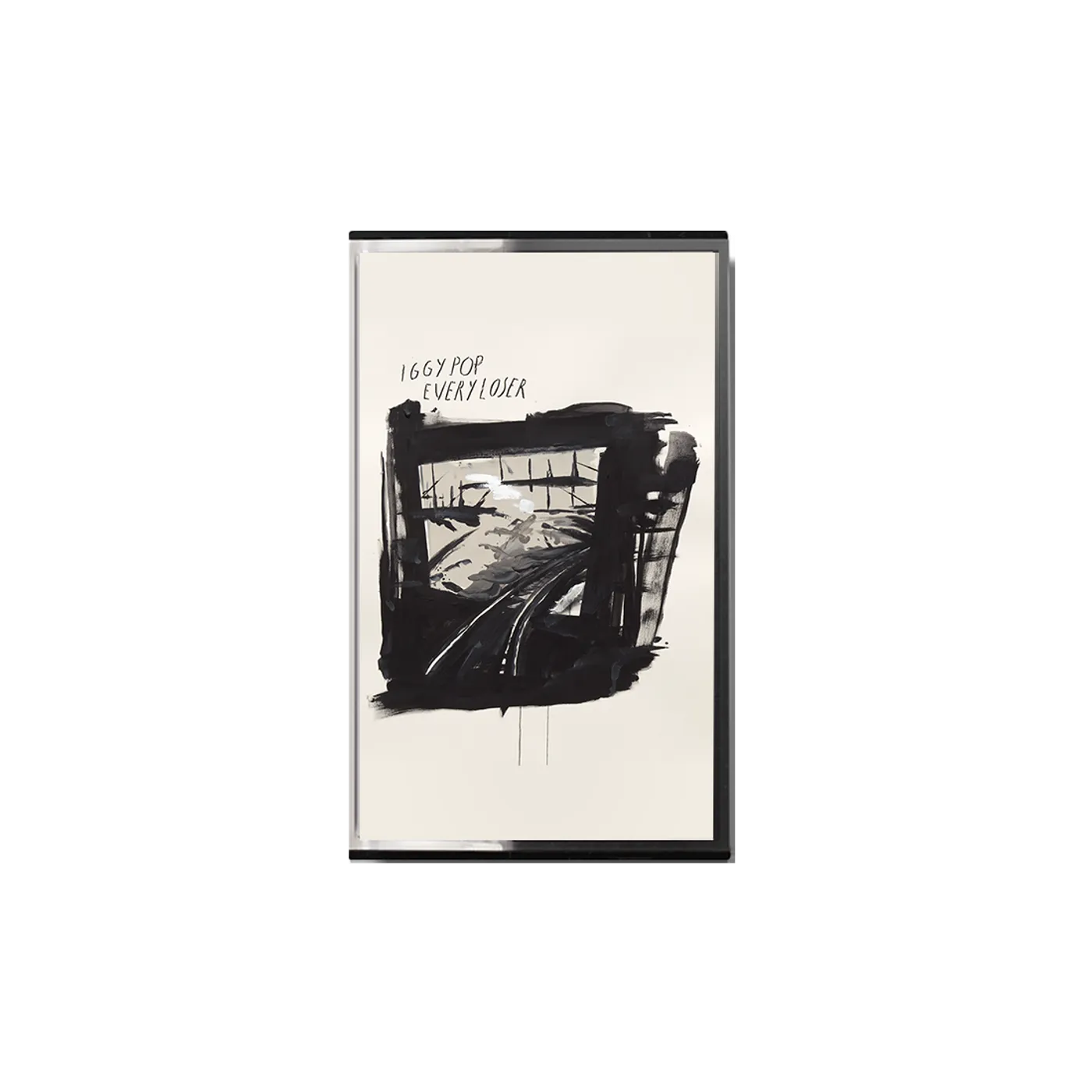 Iggy Pop EVERY LOSER Transparent Metallic Gold Cassette