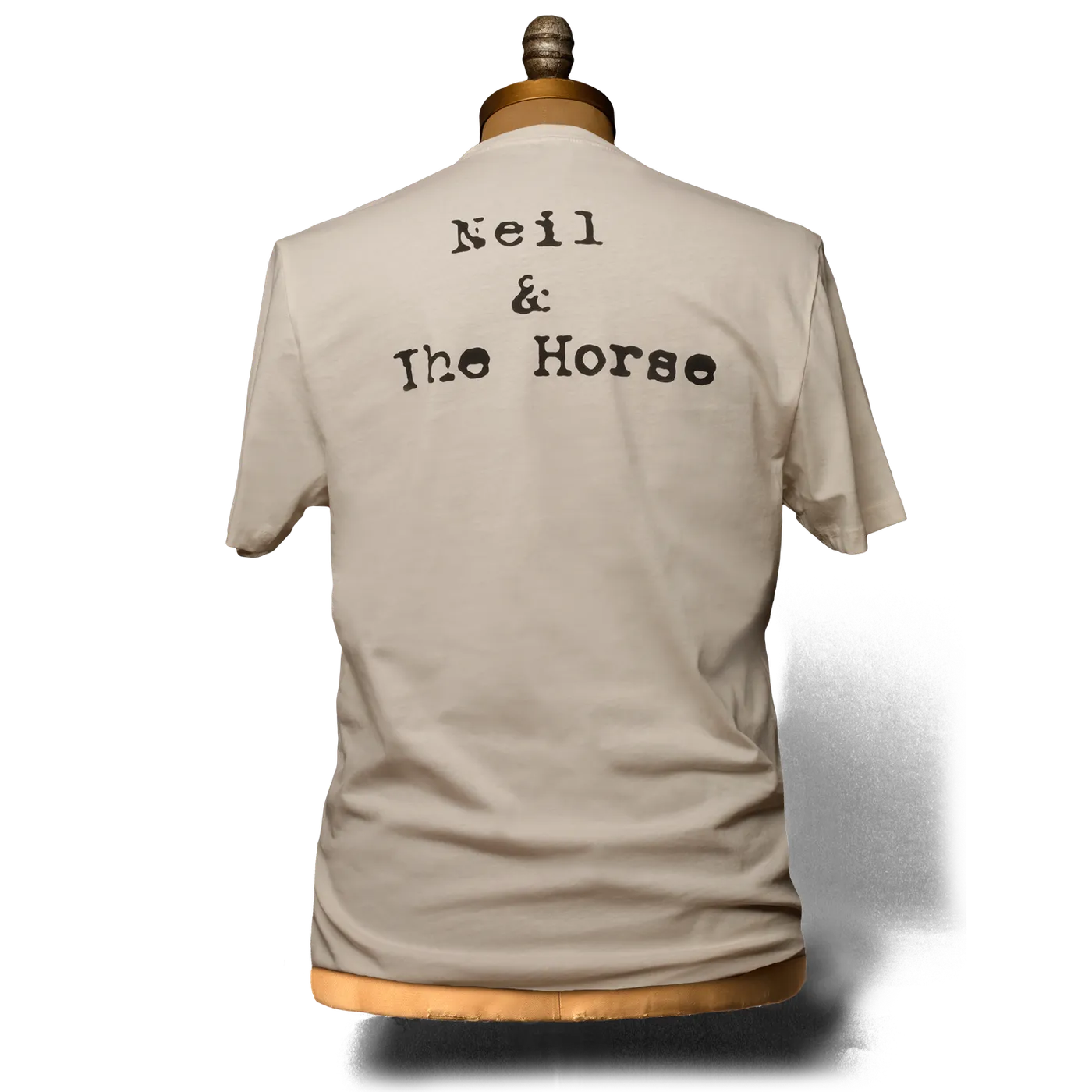 Neil Young Typewriter Love Earth Cream T-Shirt