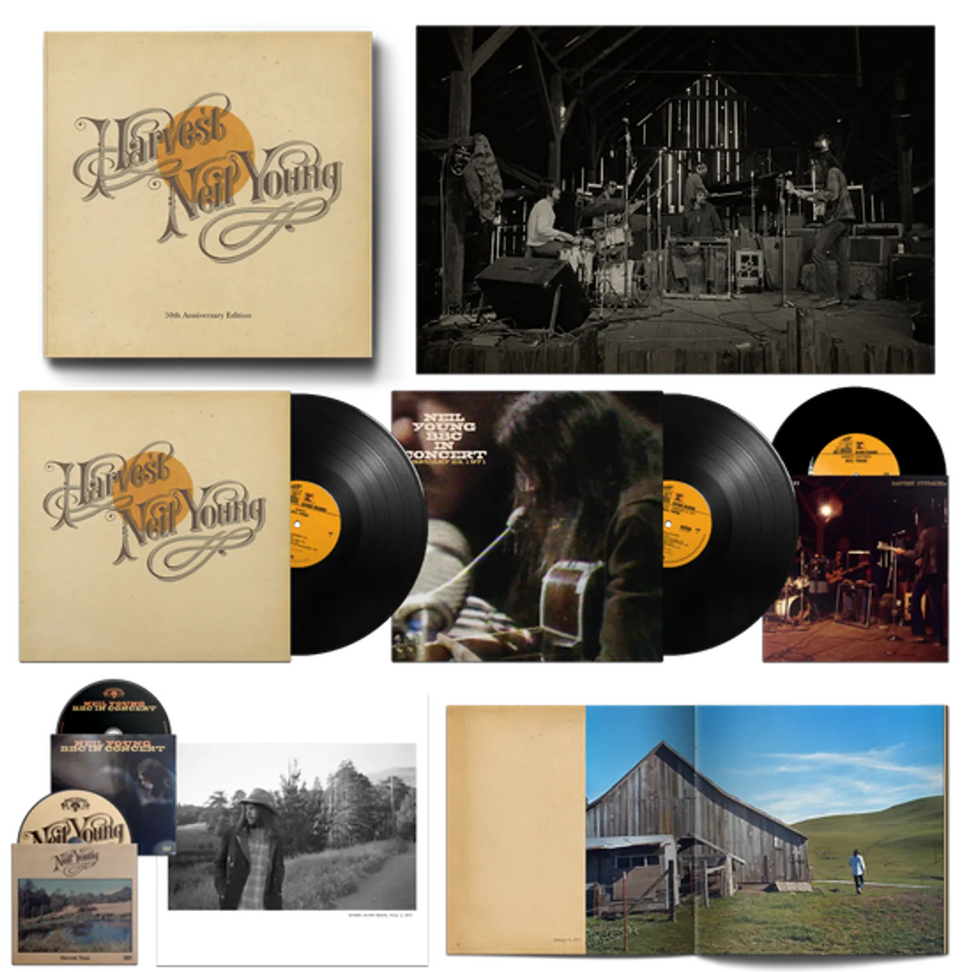 Neil Young Harvest 50th Anniversary Edition Deluxe LP Box Set (Vinyl)