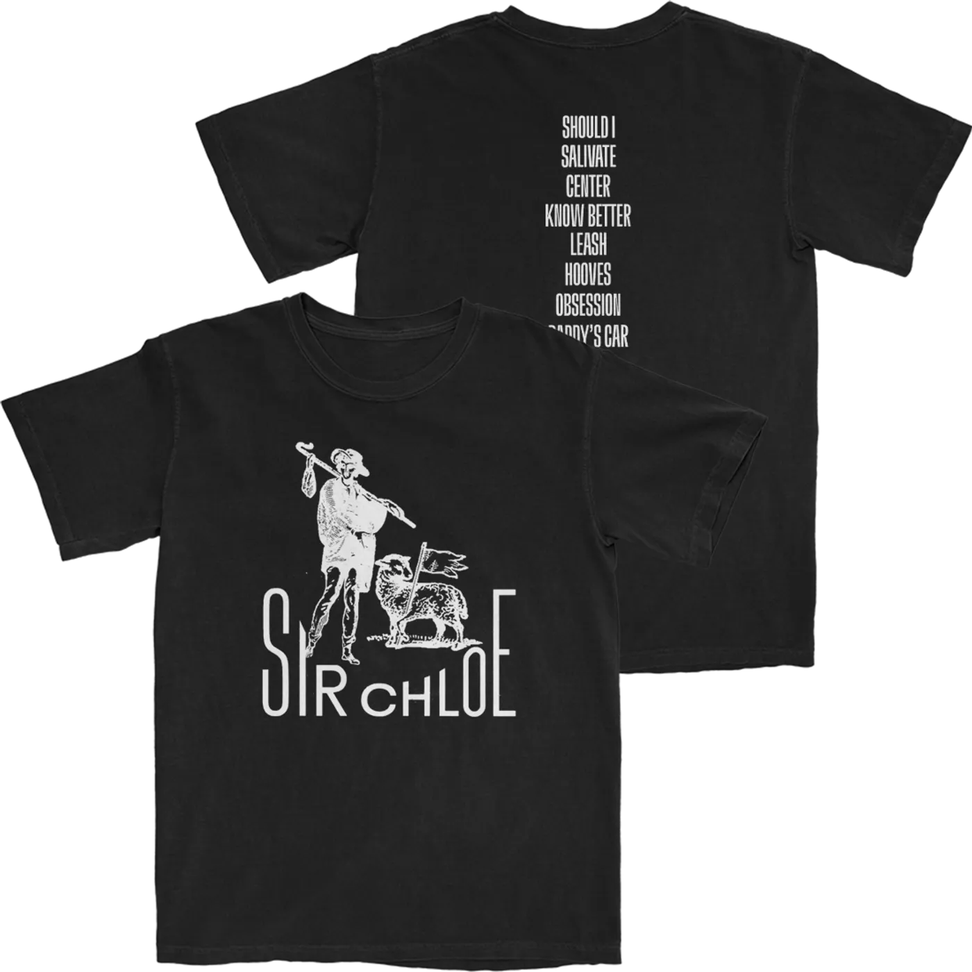 Sir Chloe Sheep Shepherd Tracklist Tee