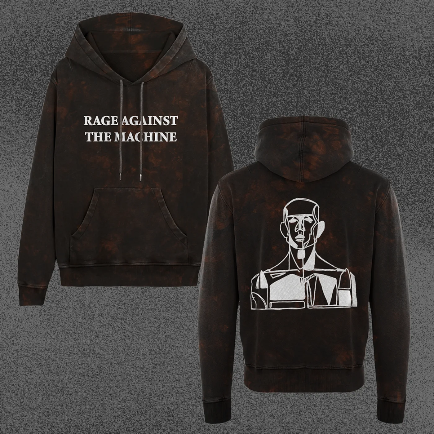 Rage Against The Machine Geometric Man Hoodie
