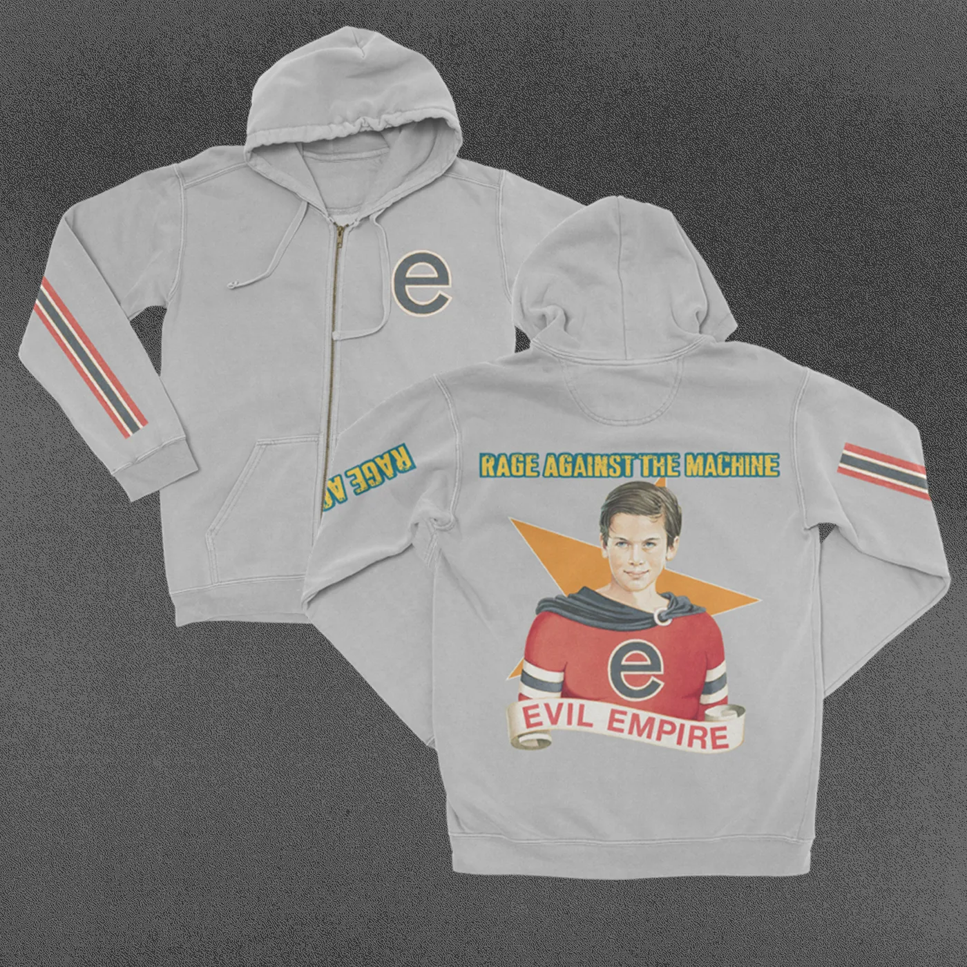 Rage Against The Machine Evil Boy Zip Up Hoodie