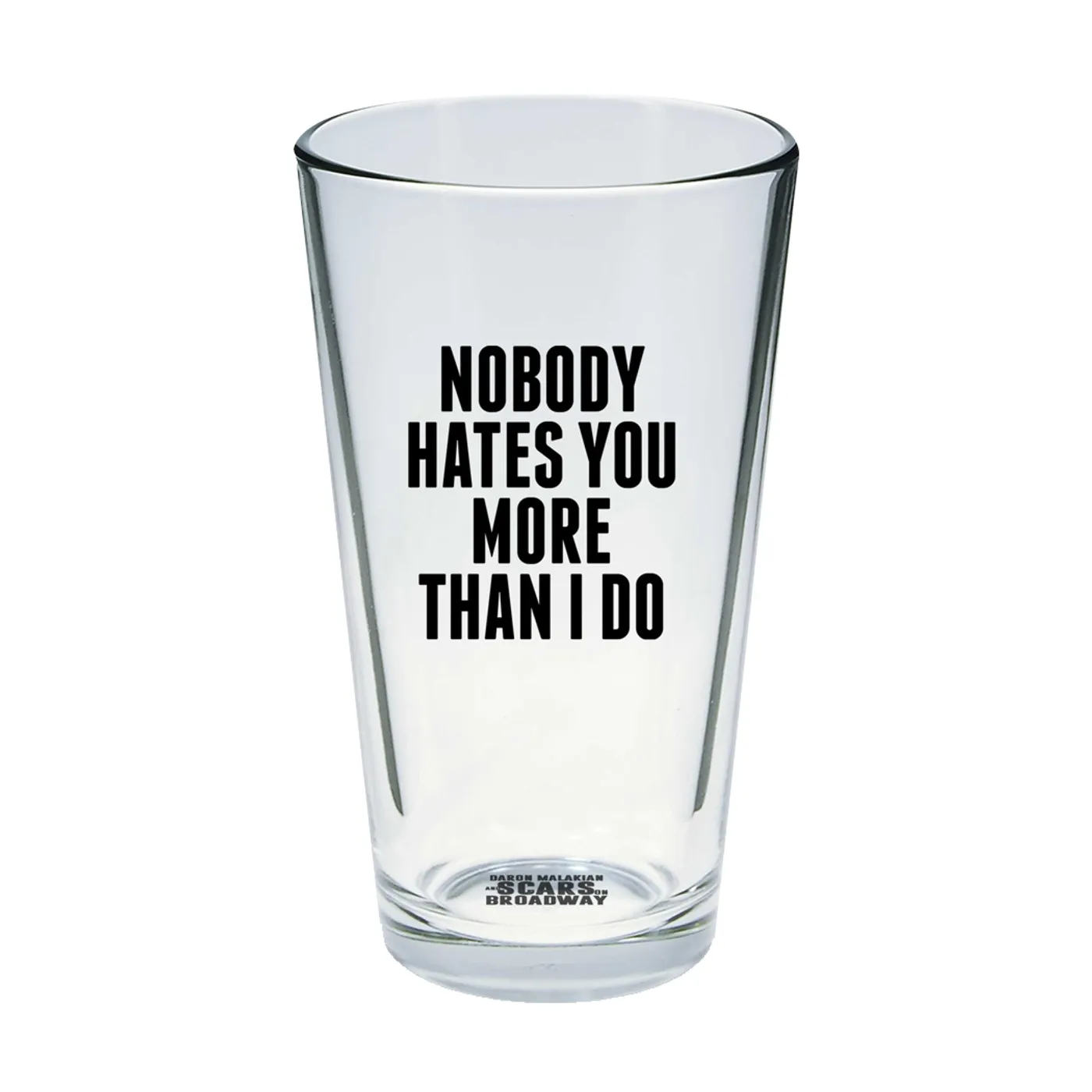 Scars On Broadway Angry Guru Pint Glass