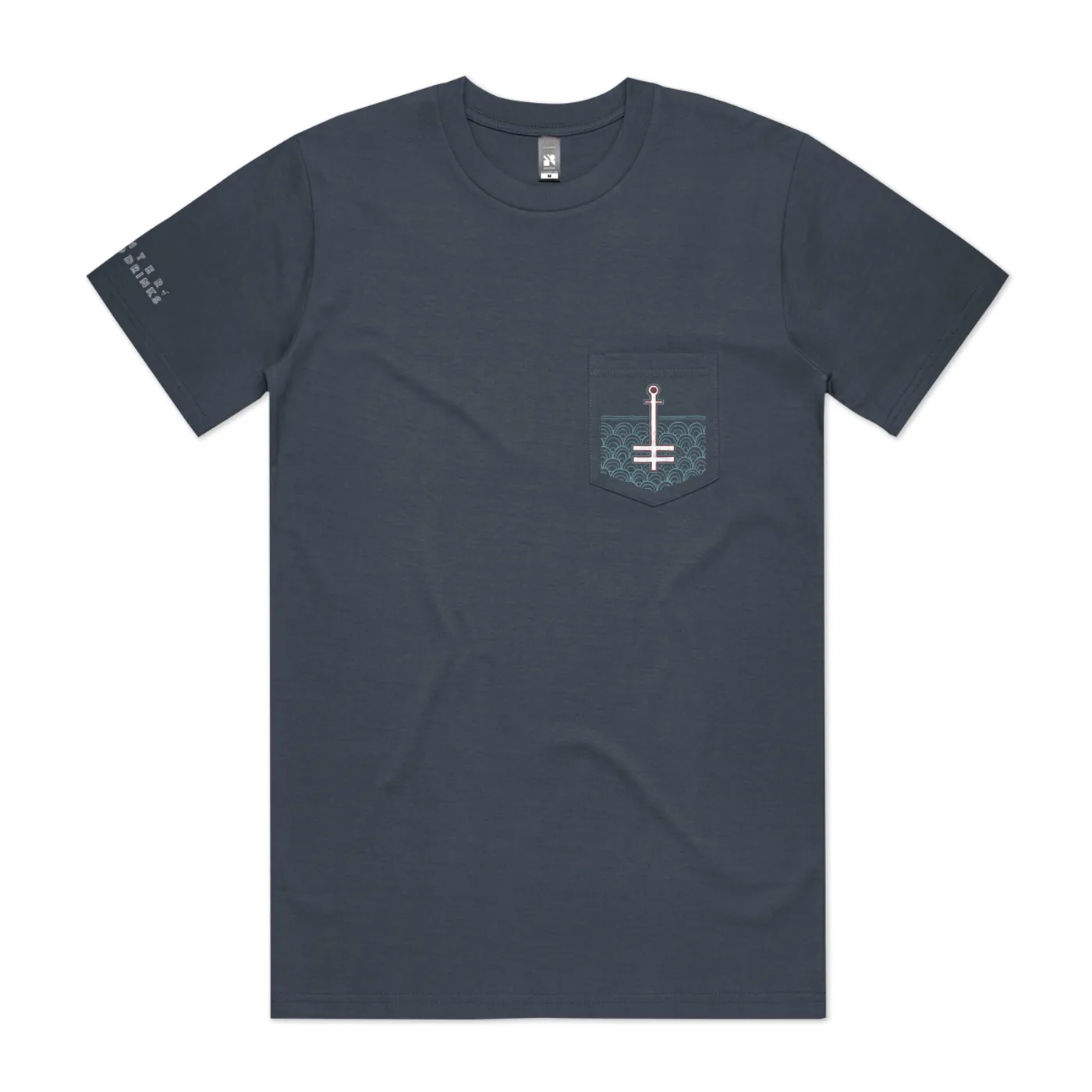Frightened Rabbit Winter of Mixed Drinks Anniversary Pocket T-Shirt Blue