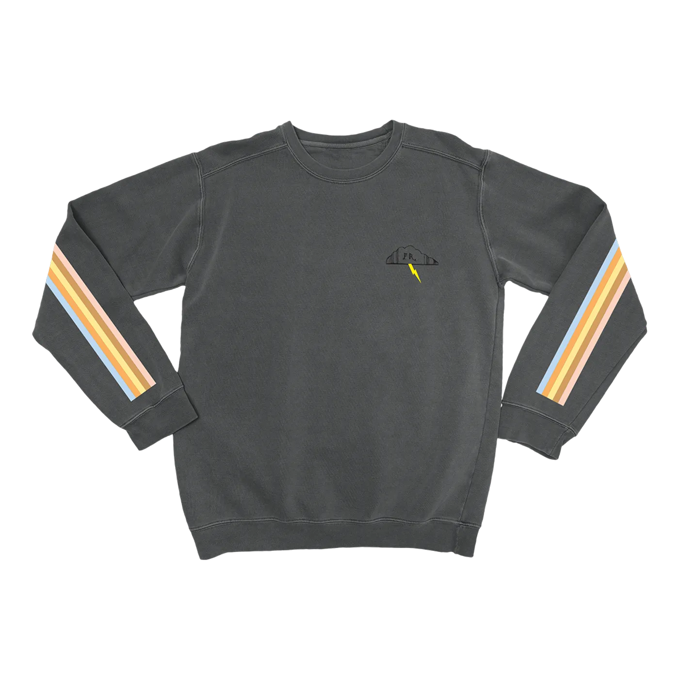 Frightened Rabbit Sing The Greys Rainbow Sleeve Sweatshirt