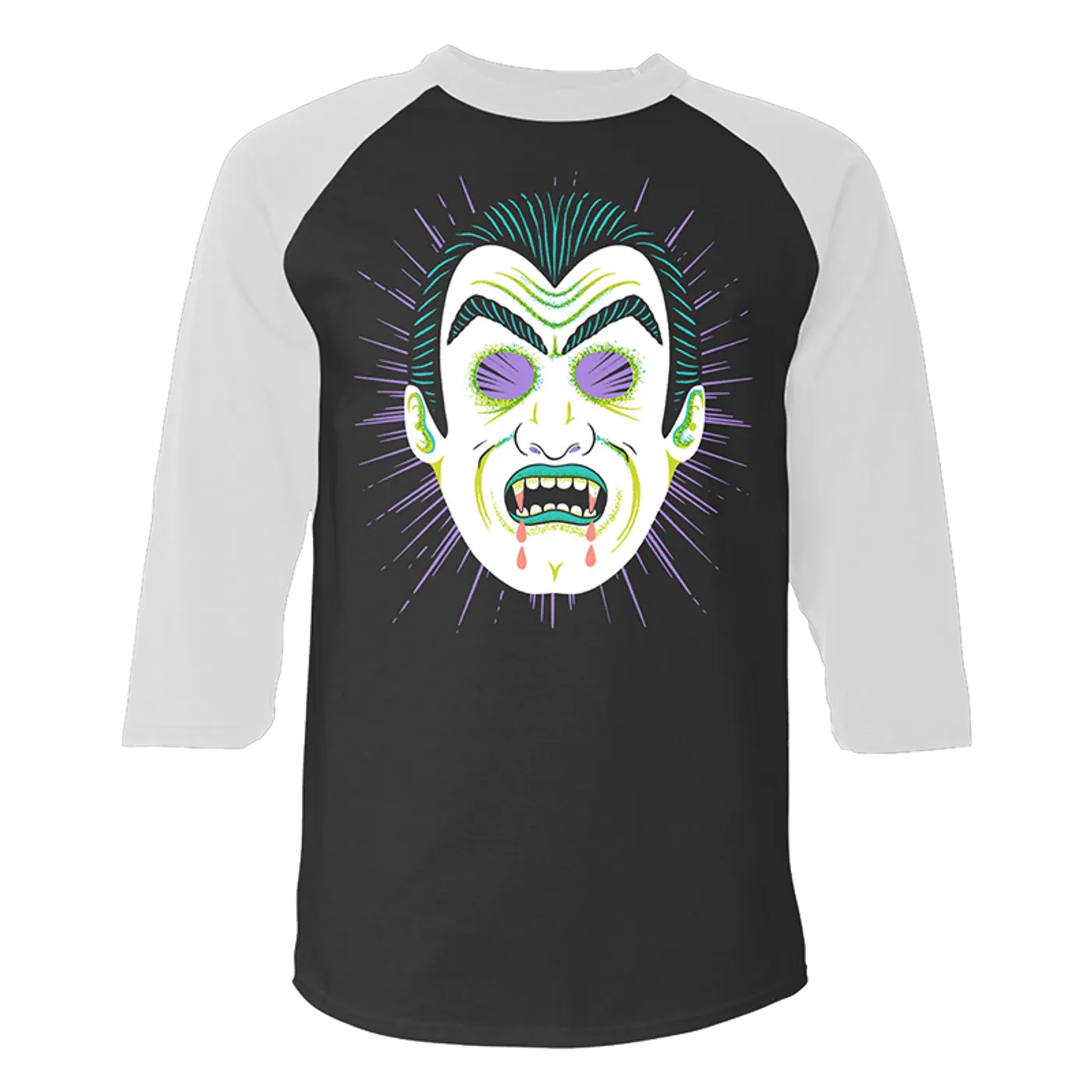 Gerard Way Vampire Mask Raglan