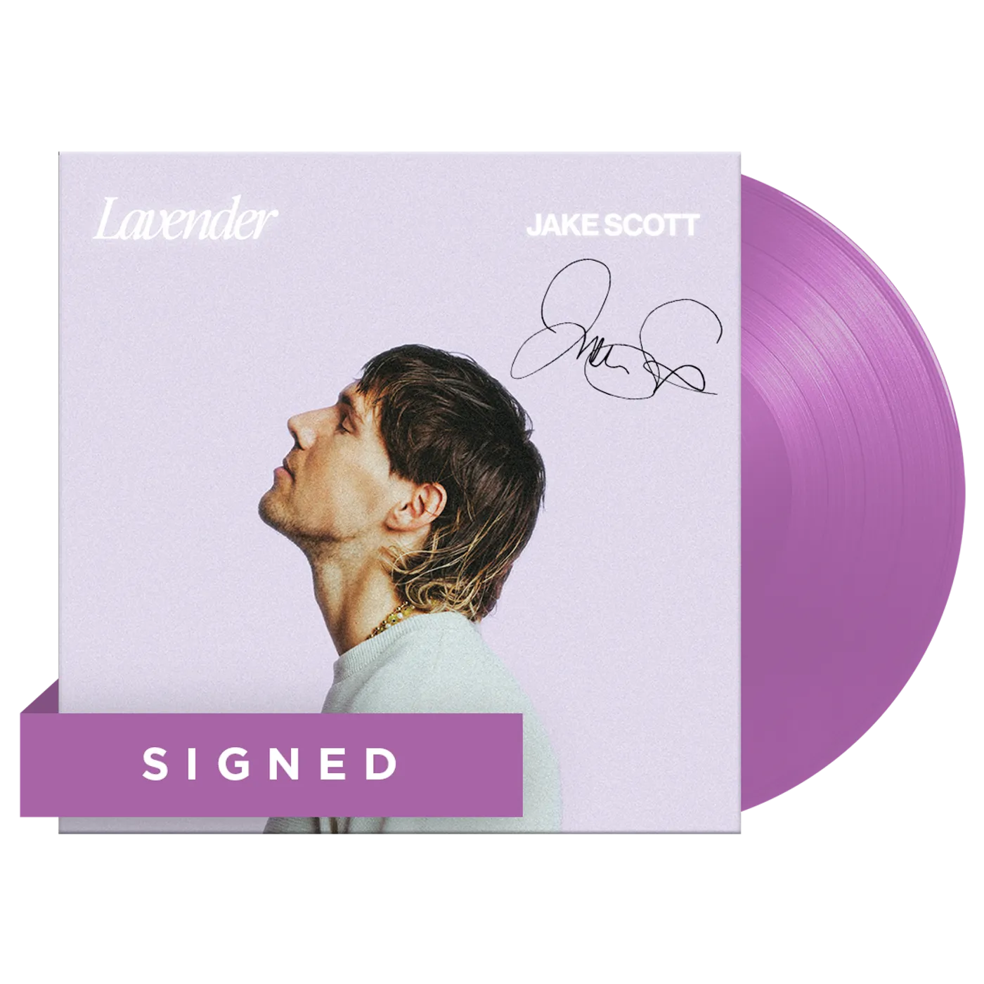Jake Scott Lavender Signed Art Card Vinyl