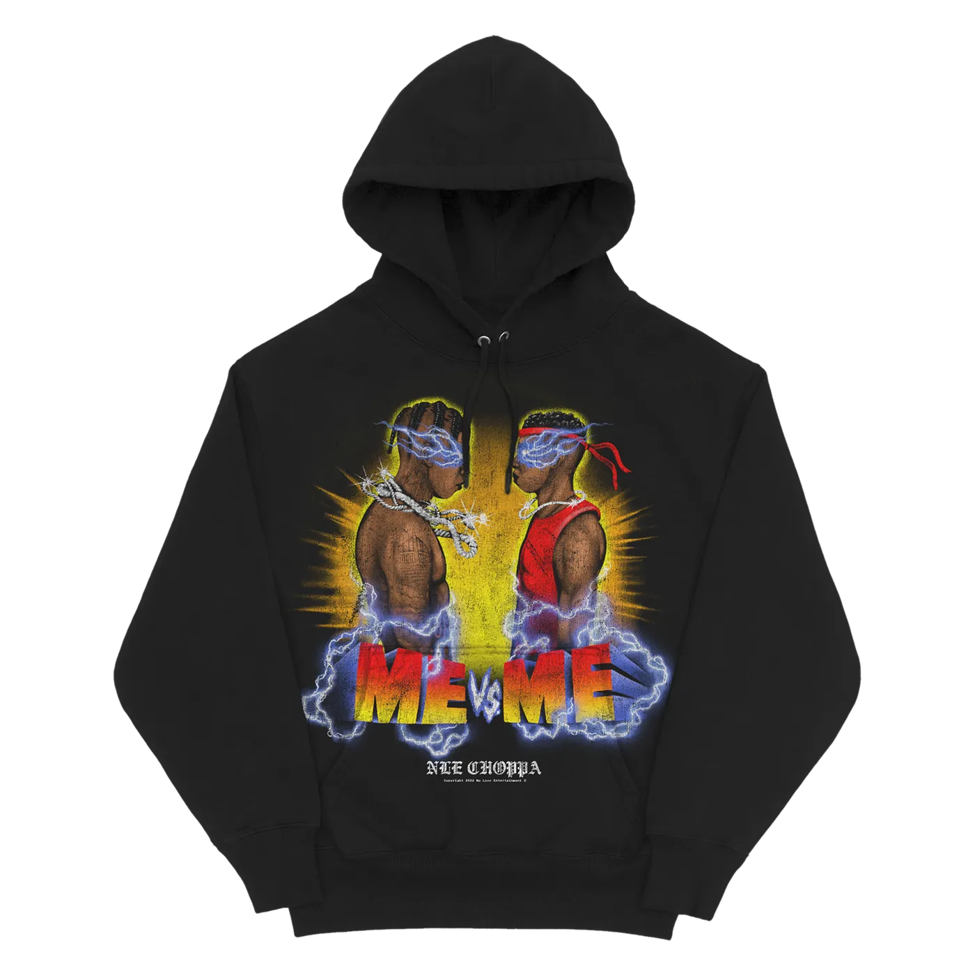 NLE Choppa ME vs ME Face Off Hoodie