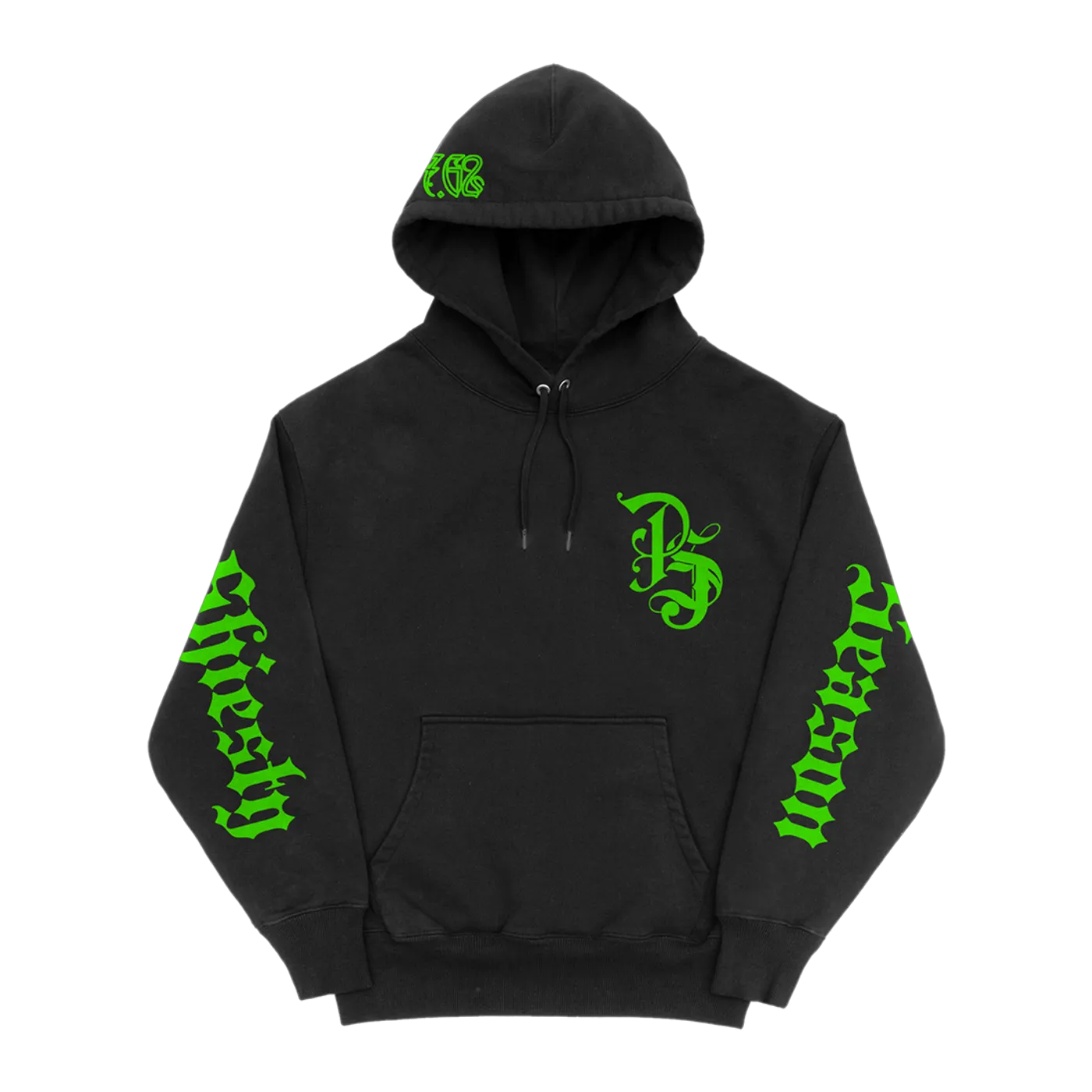 Pooh Shiesty Shiesty Gothic Black Hoodie