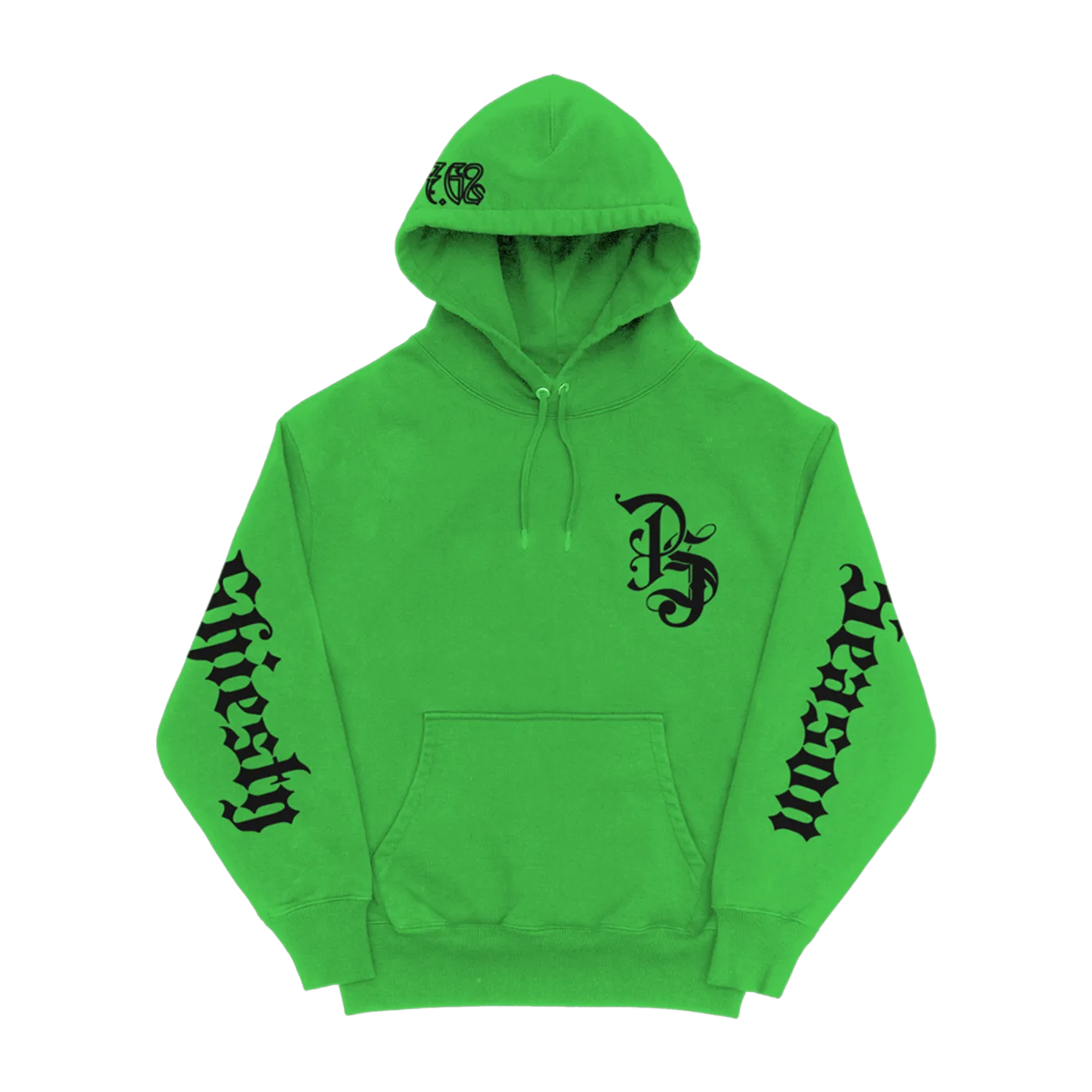 Pooh Shiesty Shiesty Gothic Green Hoodie