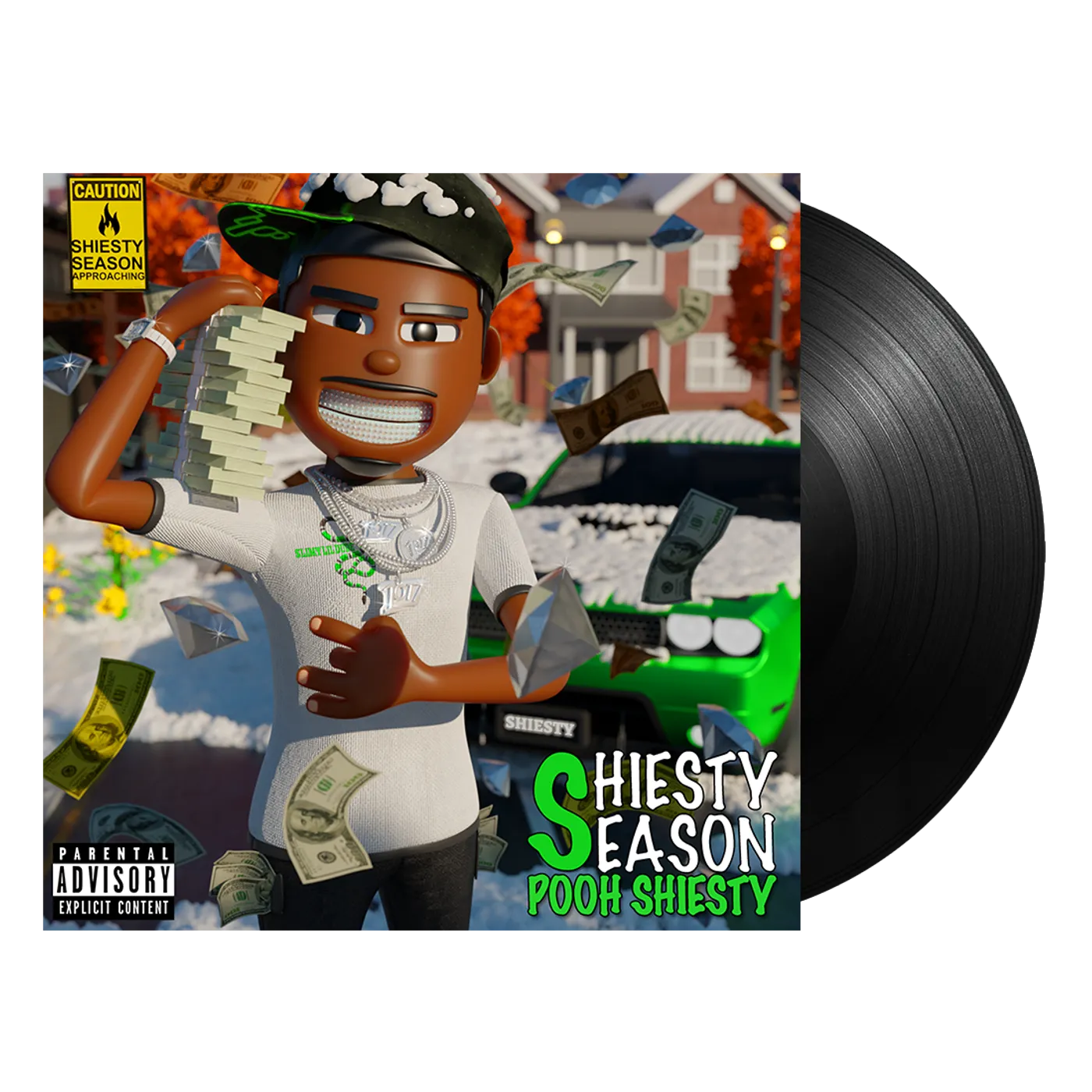 Pooh Shiesty Shiesty Season Black Vinyl