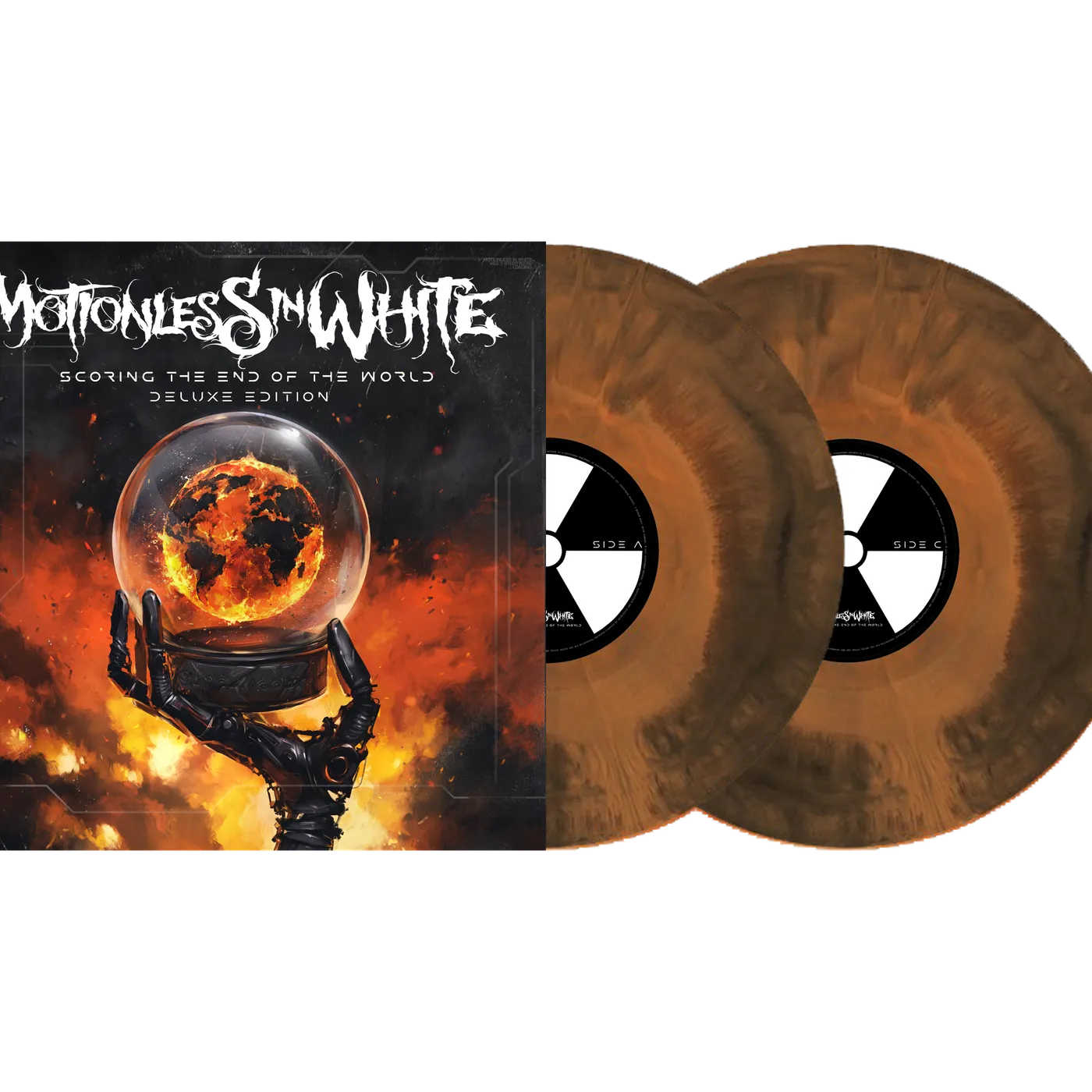 Motionless In White Scoring The End Of The World (Deluxe Edition) Scorched Earth Vinyl