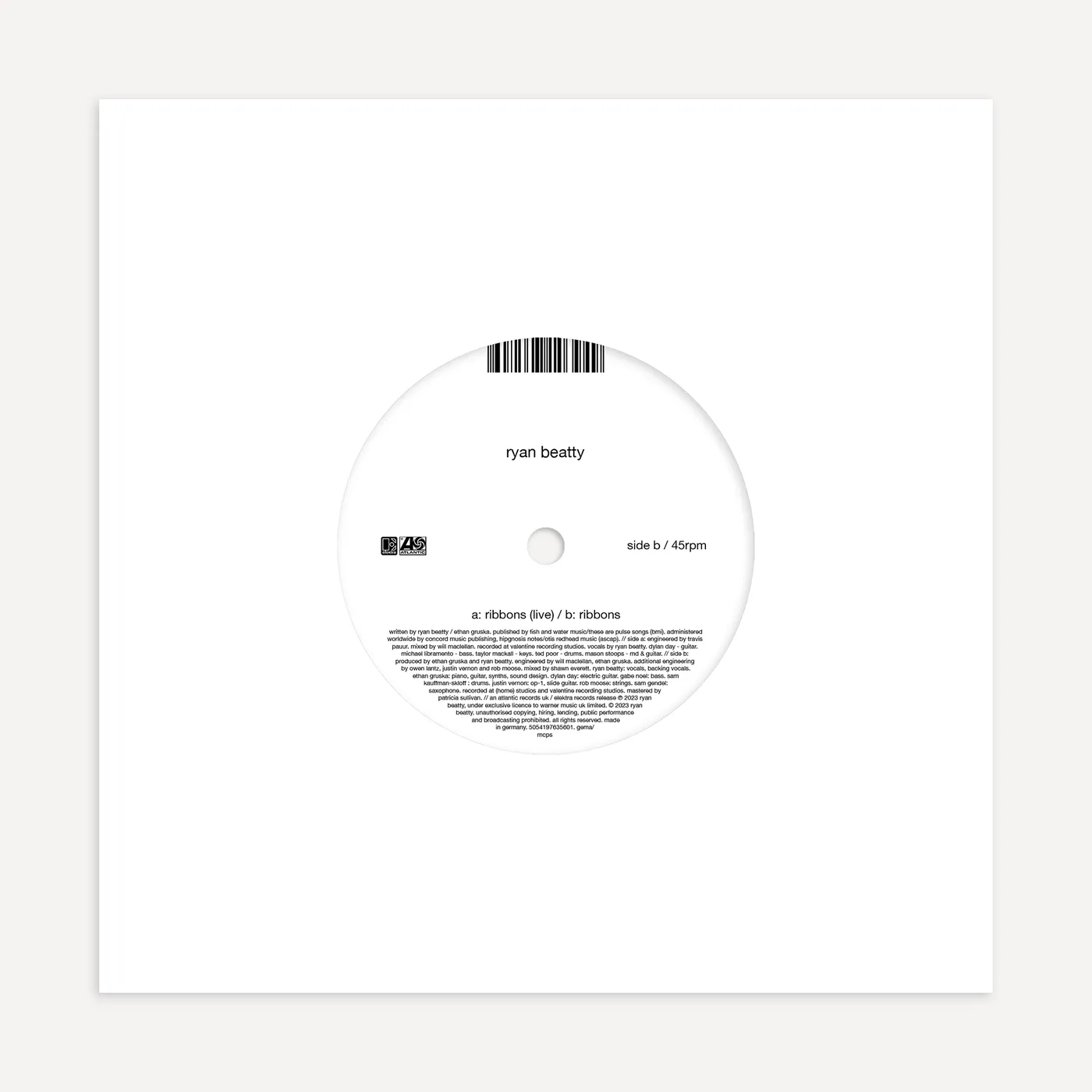 Ryan Beatty ribbons 7” vinyl