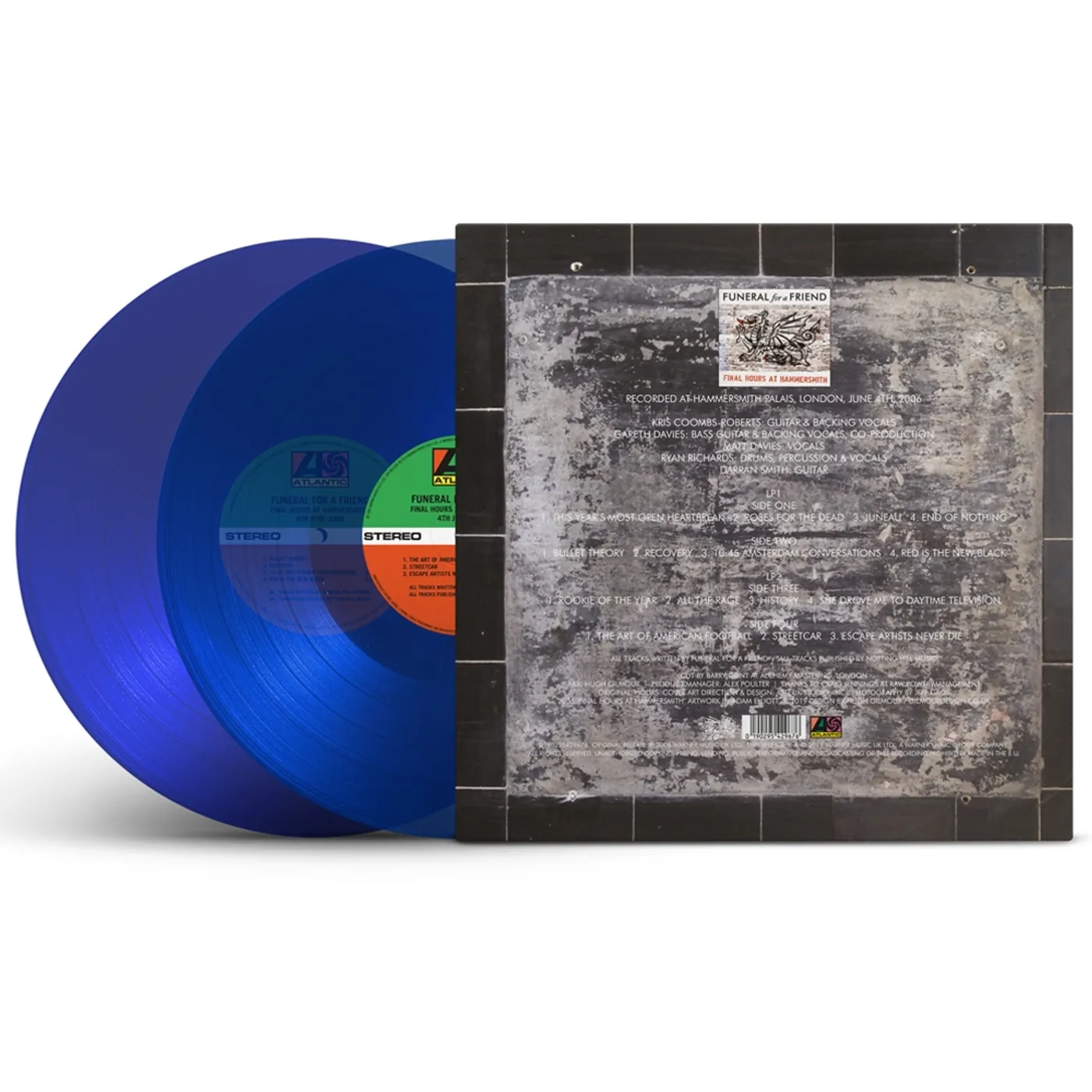 Funeral For A Friend Final Hours At Hammersmith 2LP Transparent Blue Vinyl