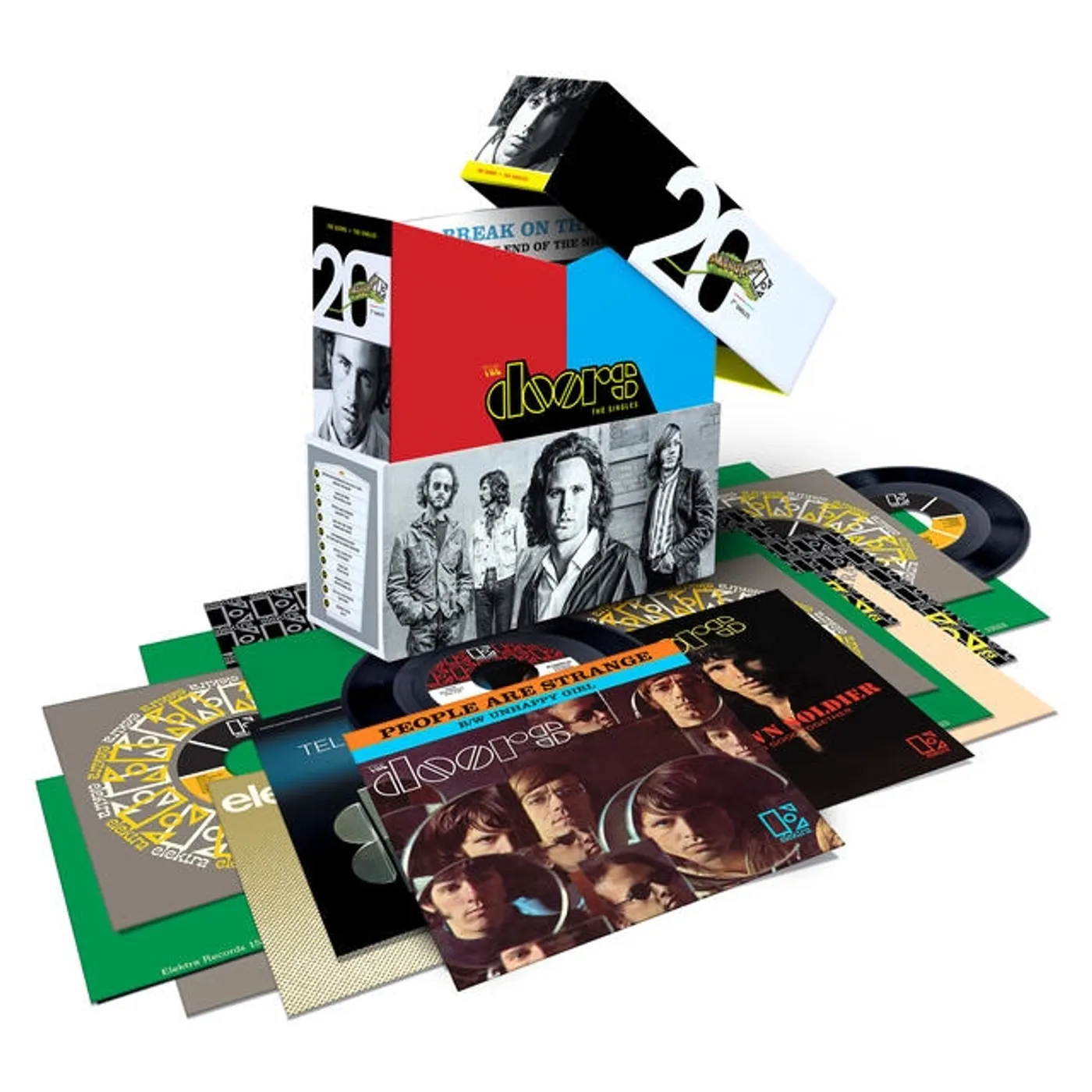 The Doors The Singles (20 7" Vinyl Single Box Set)