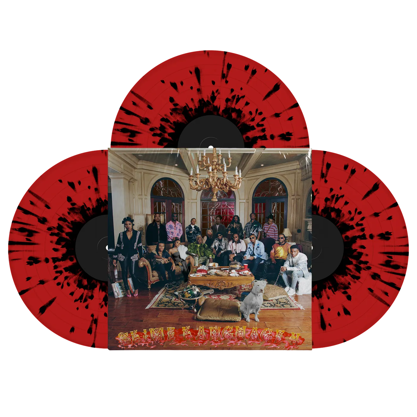 Young Stoner Life Records Slime Language 2 Deluxe Red Splatter 3LP