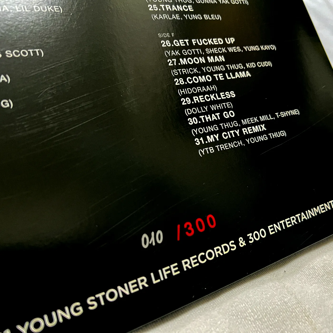 Young Stoner Life Records SL2 Deluxe Red Vinyl: Ltd. Edition of 300, Numbered 3LP