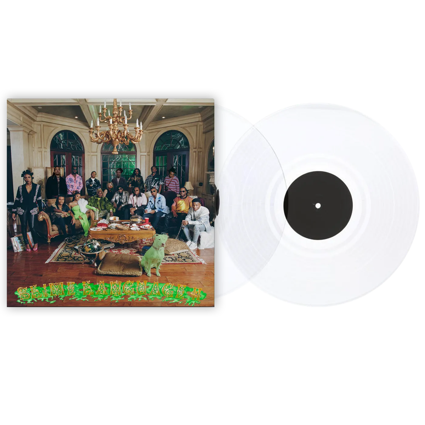 Young Stoner Life Records Slime Language 2 Clear Vinyl 2LP