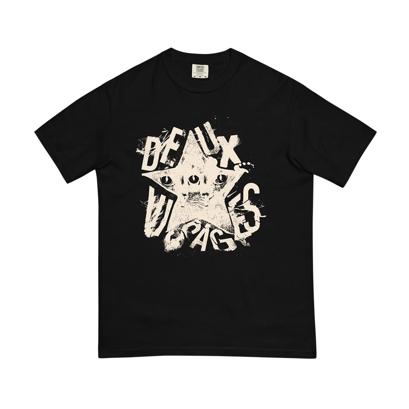 Deux Visages Logo T-Shirt Black