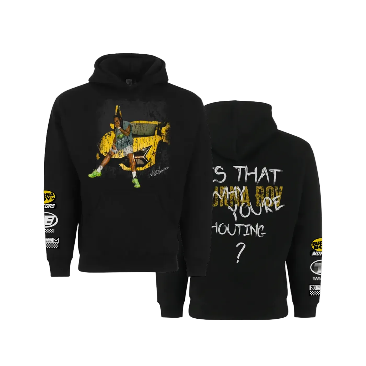 Burna Boy 2025 Tour Hoodie