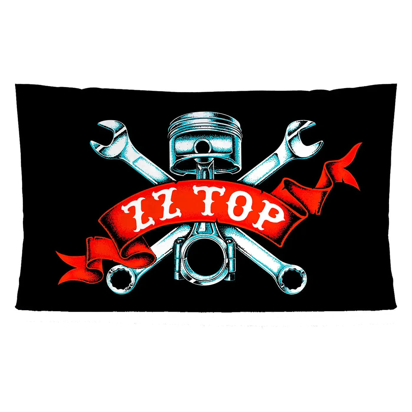 ZZ Top Piston Banner Flag