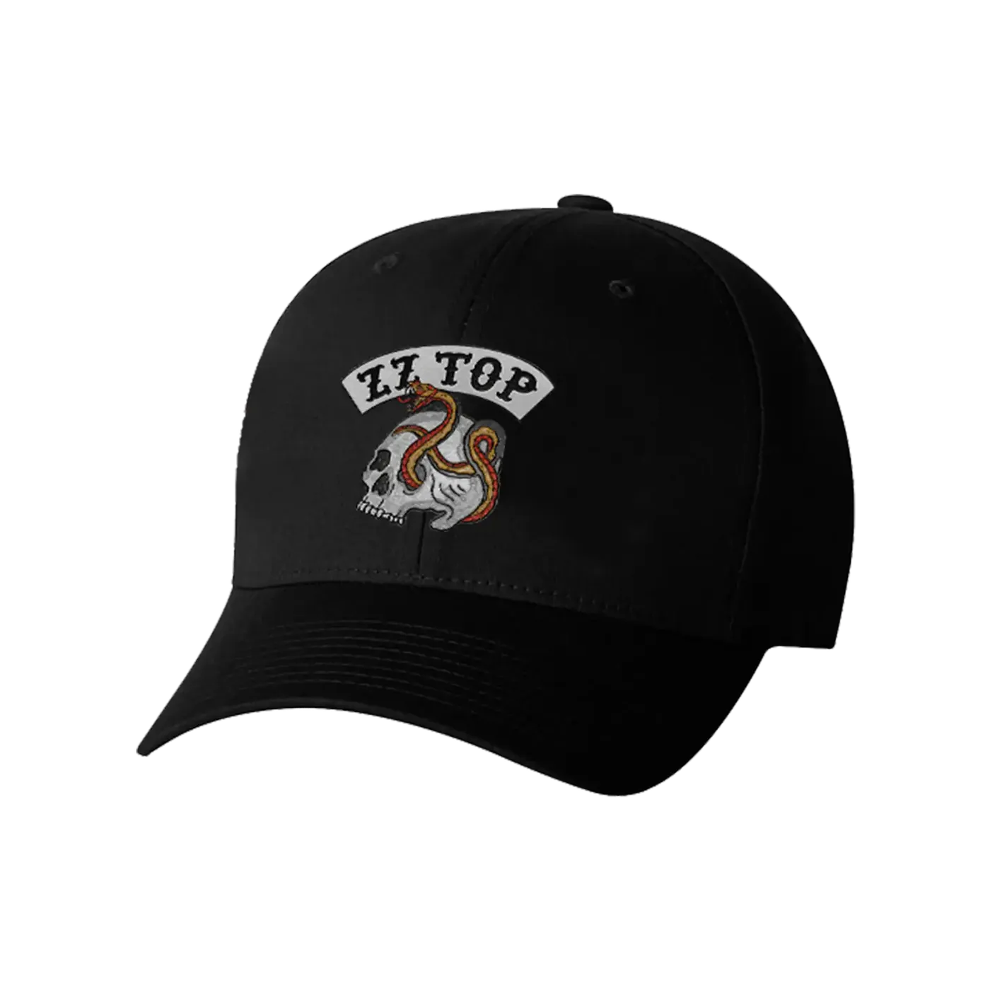 ZZ Top Skull Patch 5 Panel Hat