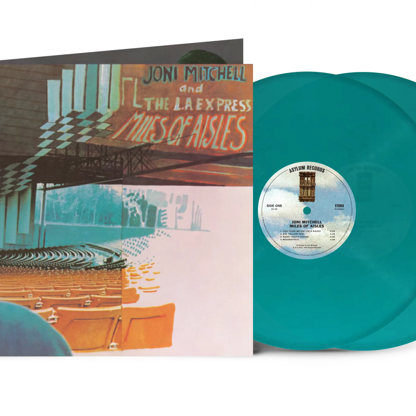 Joni Mitchell Miles Of Aisles (2LP, 180-gram Vinyl, Reissue, Remaster, Trans Sea-Blue)