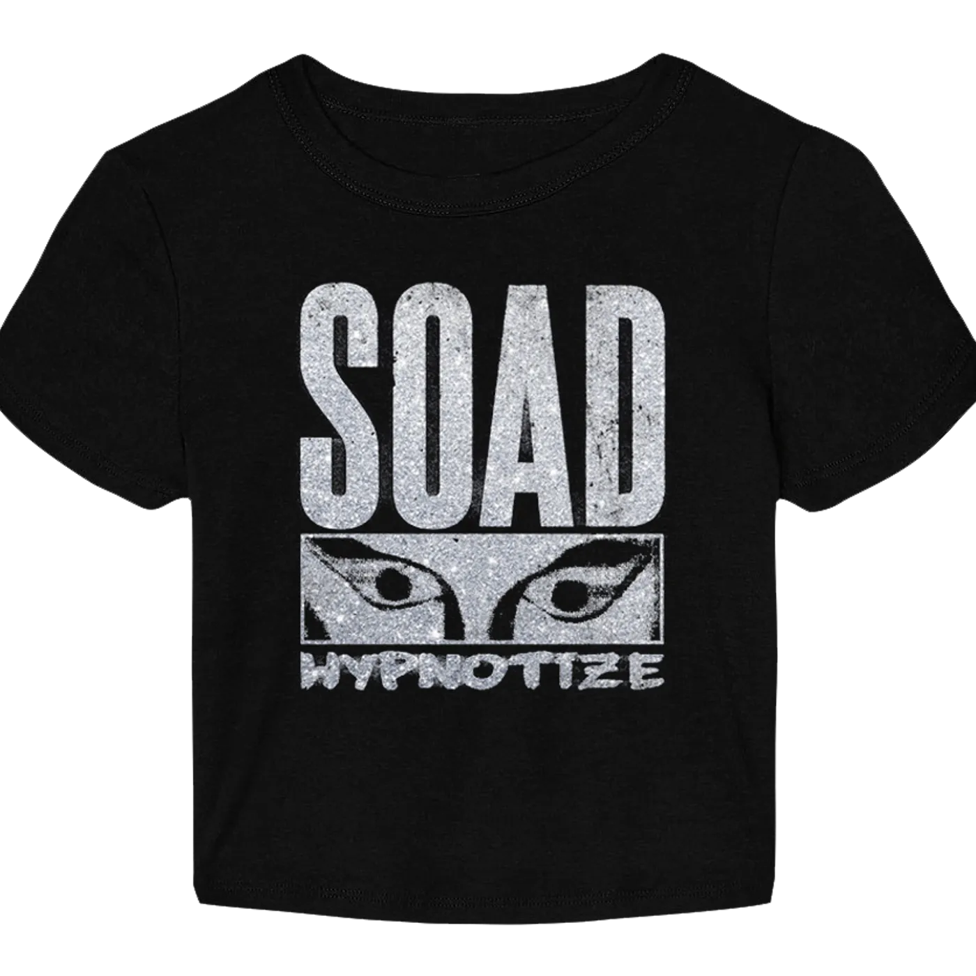 System Of A Down Hypnotize Metallic Crop T-Shirt