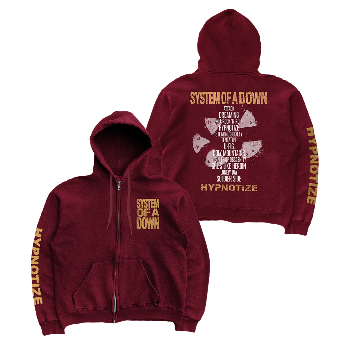 System Of A Down Hypnotize Zip Hoodie