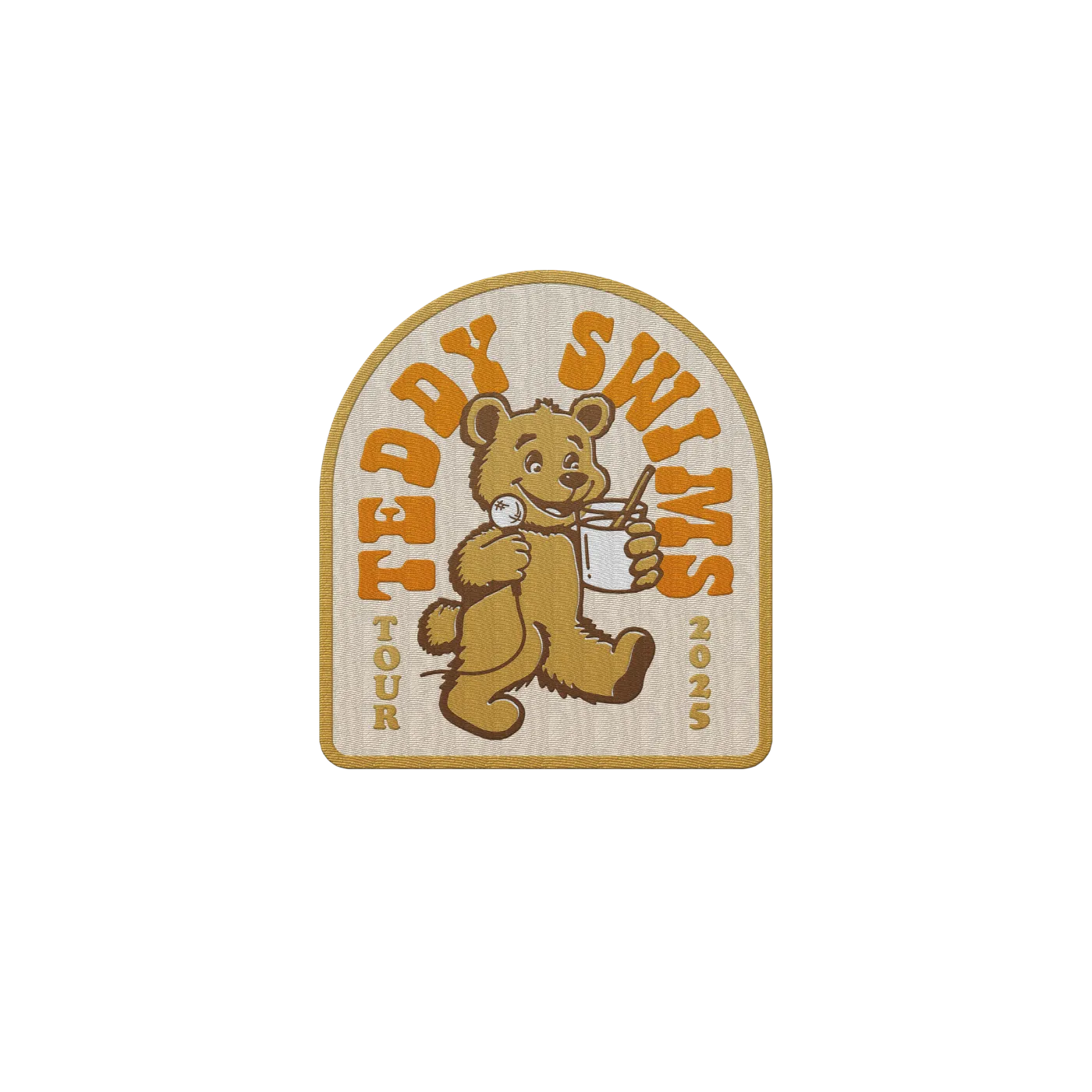 Teddy Swims Milk and Mic 2025 Tour Patch