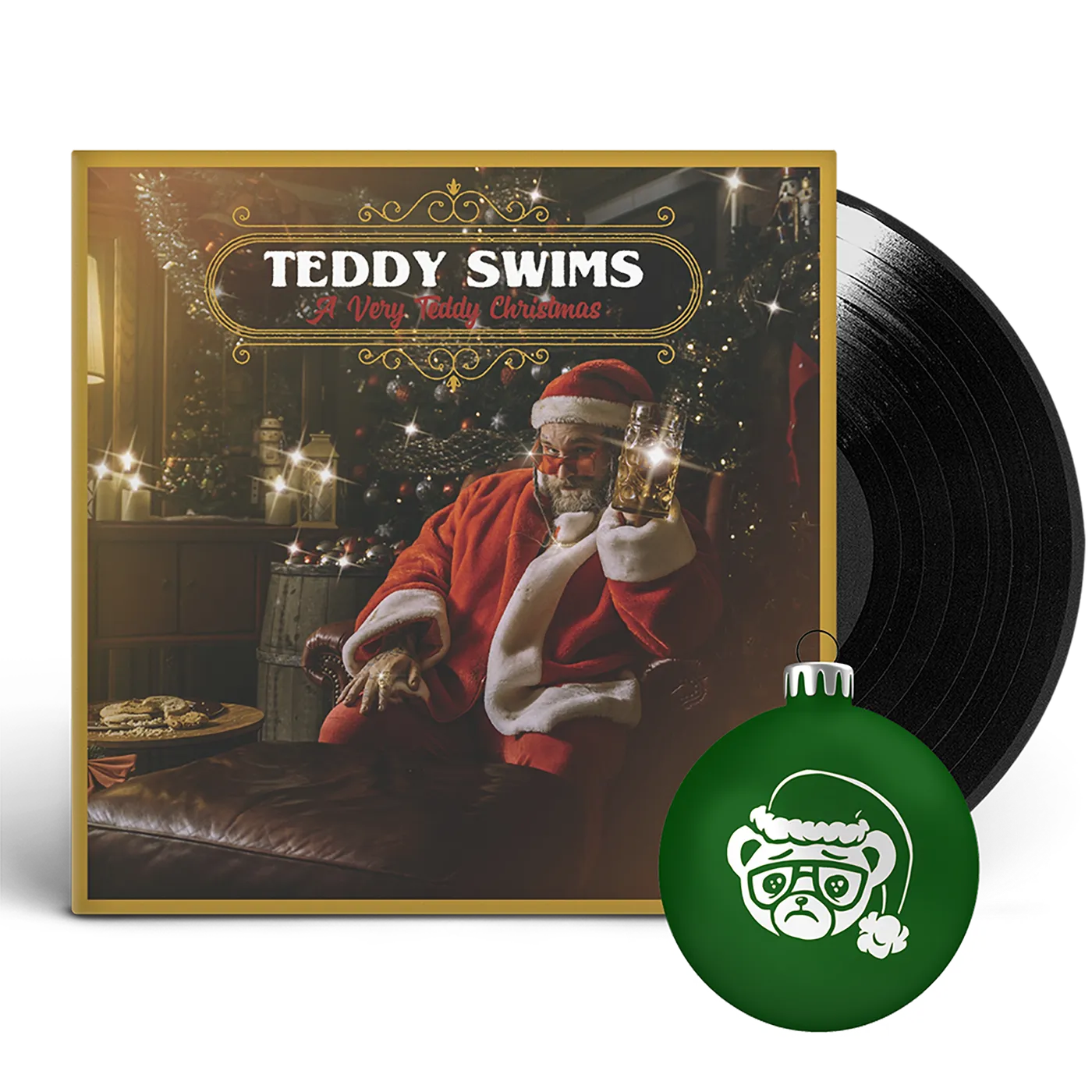 Teddy Swims Christmas Vinyl & Ornament Bundle