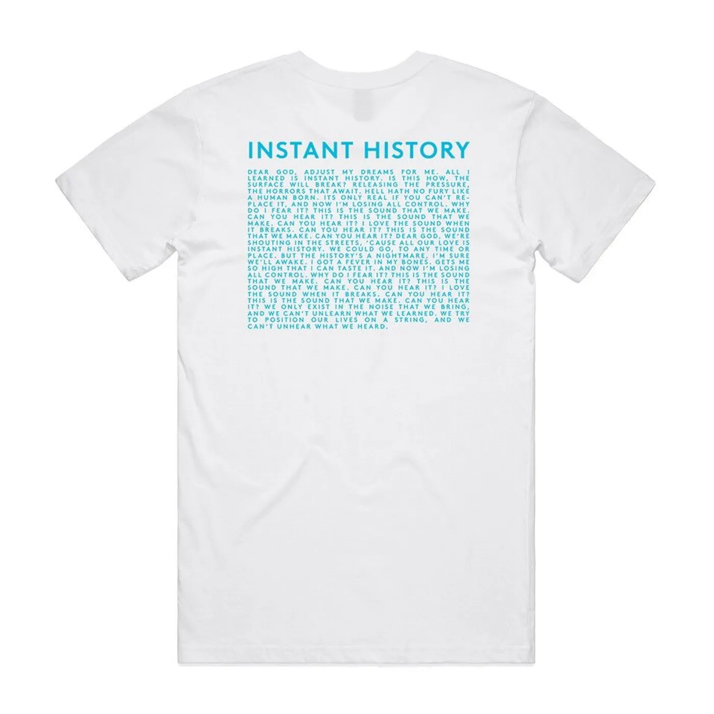 Biffy Clyro Instant History White T-Shirt