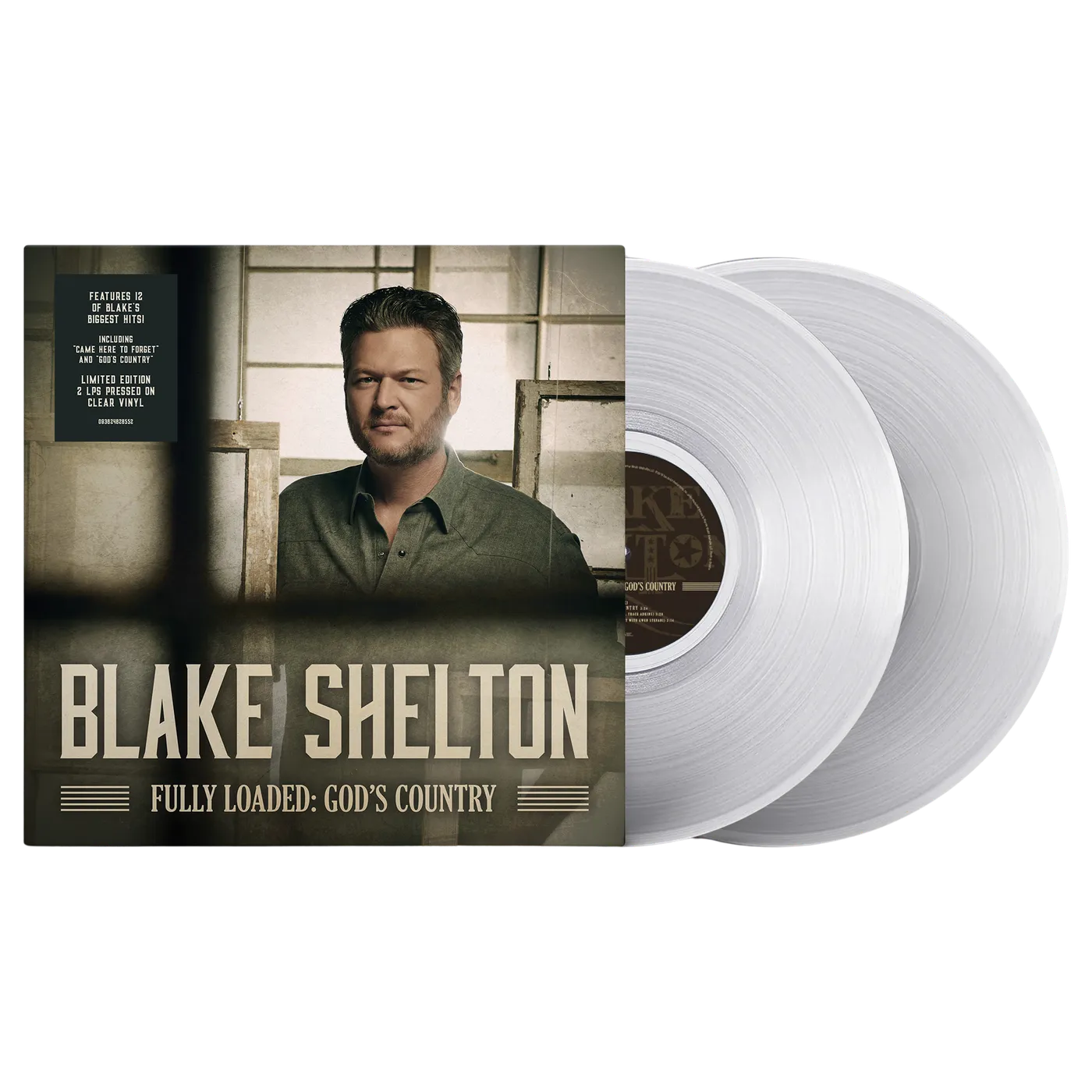 Blake Shelton Fully Loaded: God's Country 2LP Clear Vinyl