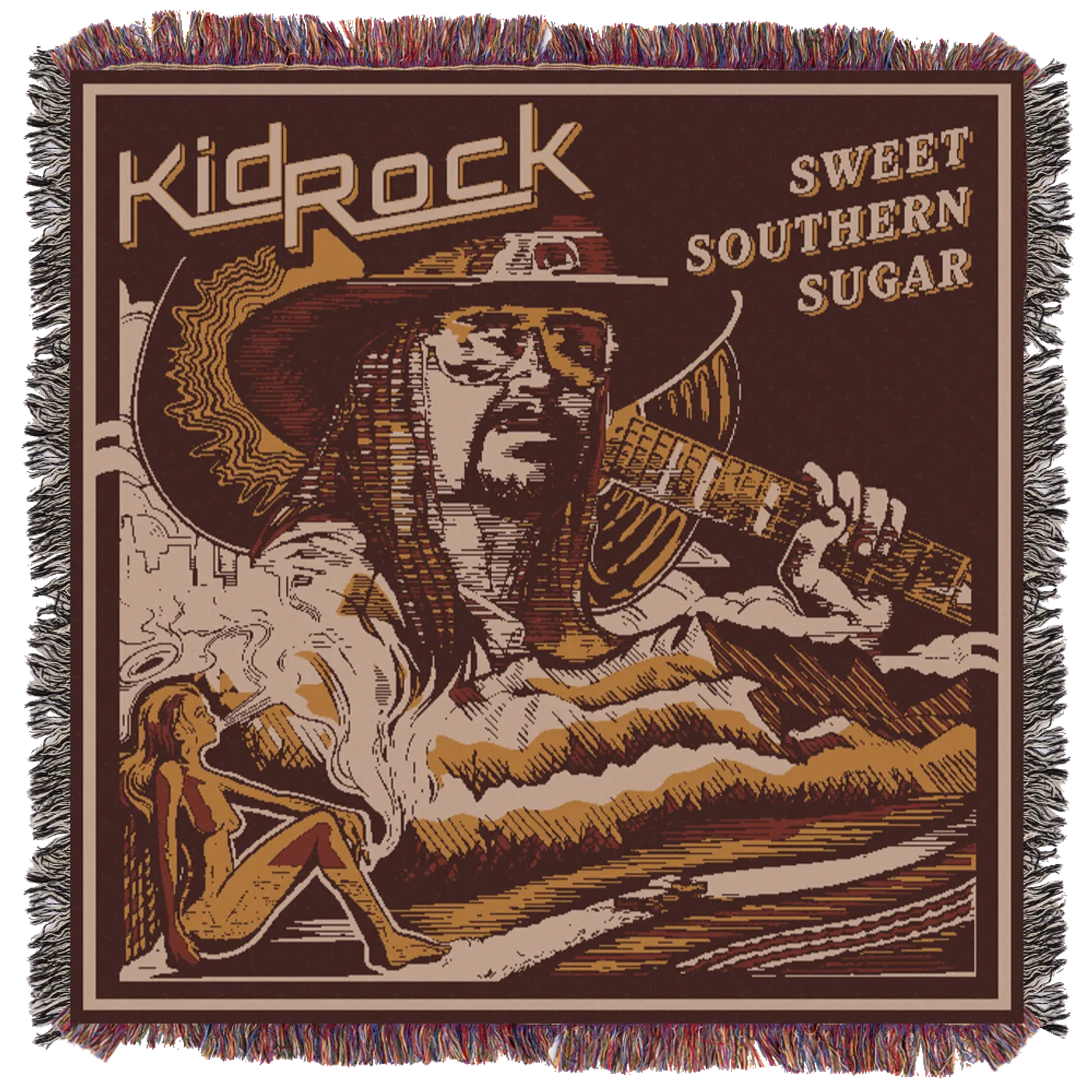 Kid Rock Sweet Southern Sugar Tapestry Blanket