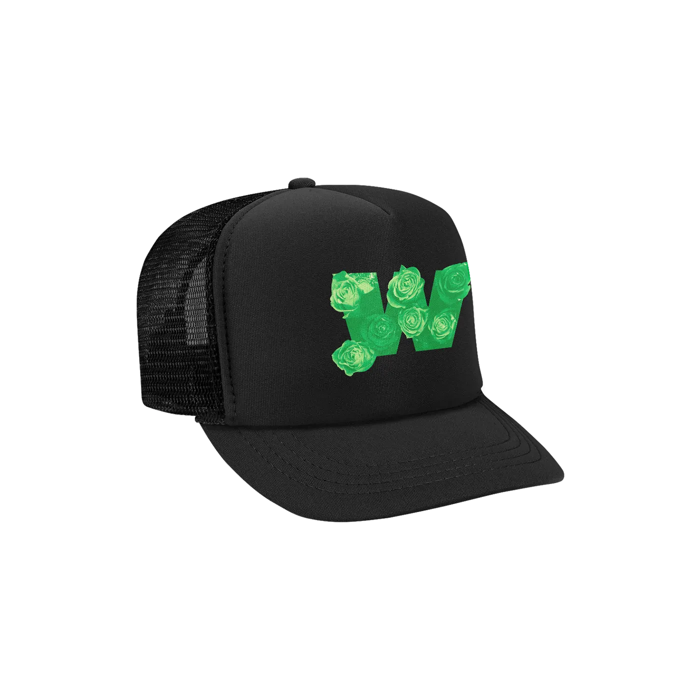 Wale Floral W Trucker Hat