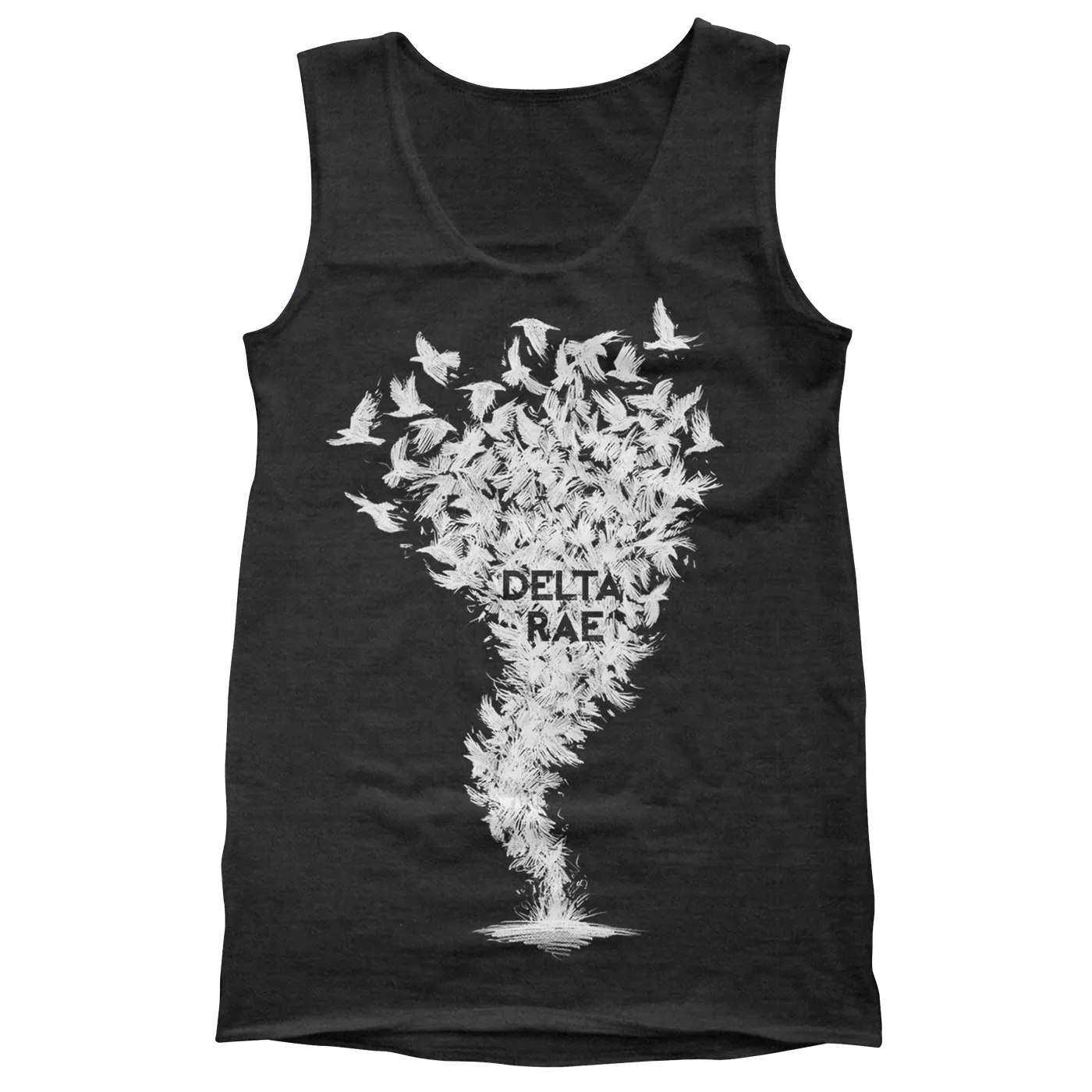 Delta Rae Twister Black Unisex Tank