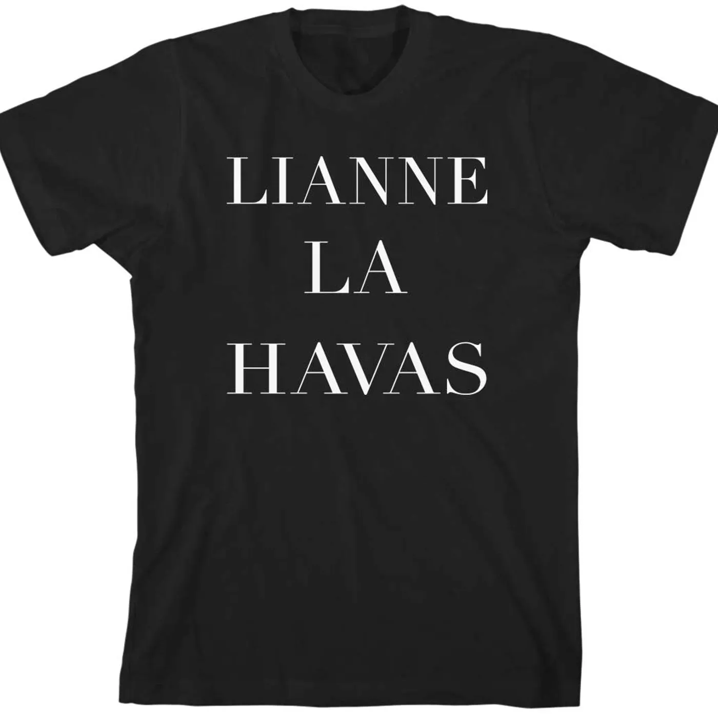 Lianne La Havas Logo 2015 Tour T-Shirt Black