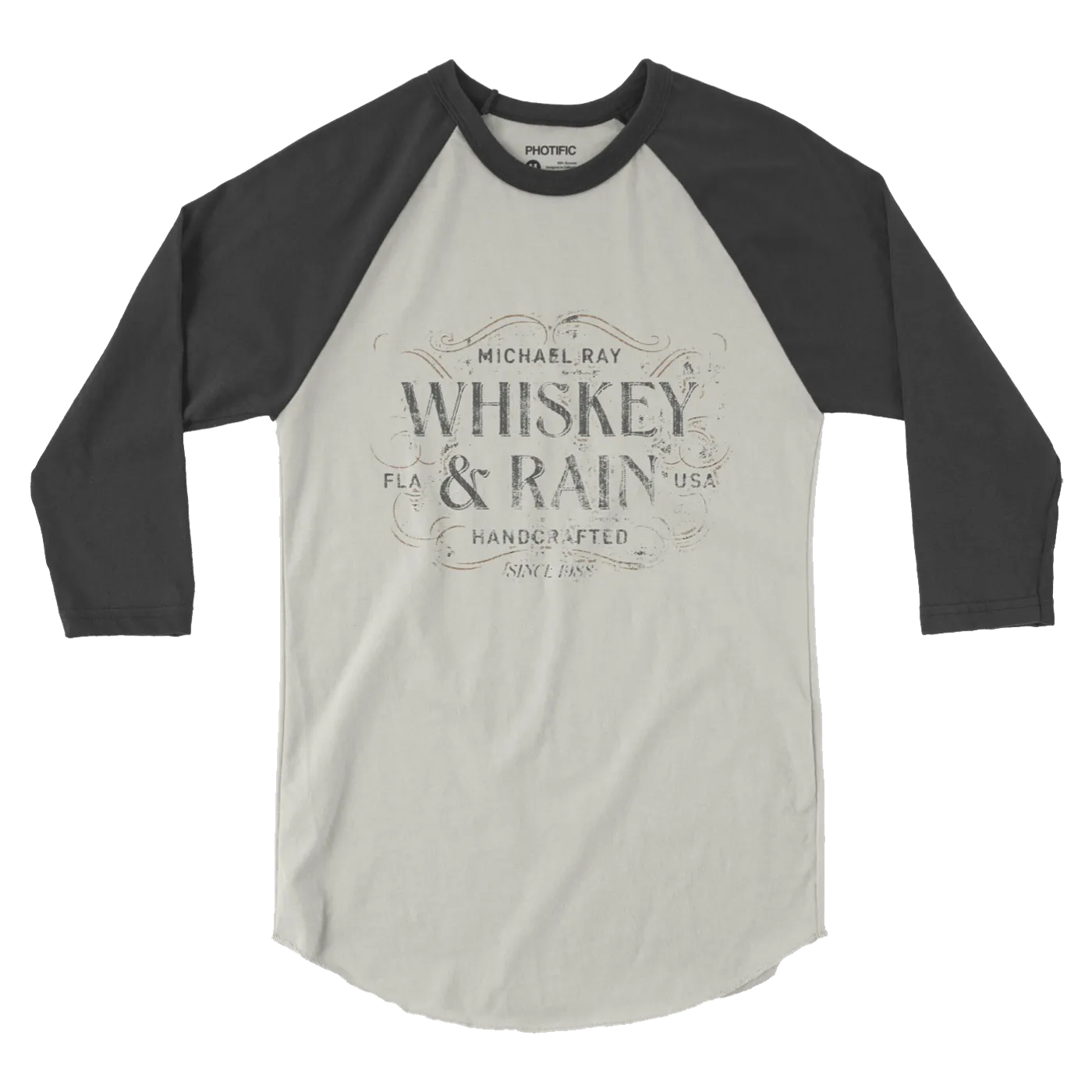 Michael Ray Whiskey & Rain Raglan