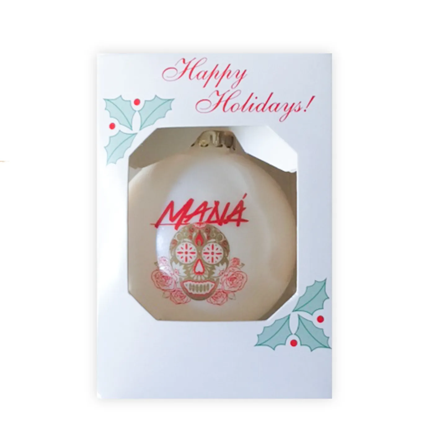 Maná Sugar Skull Ornament