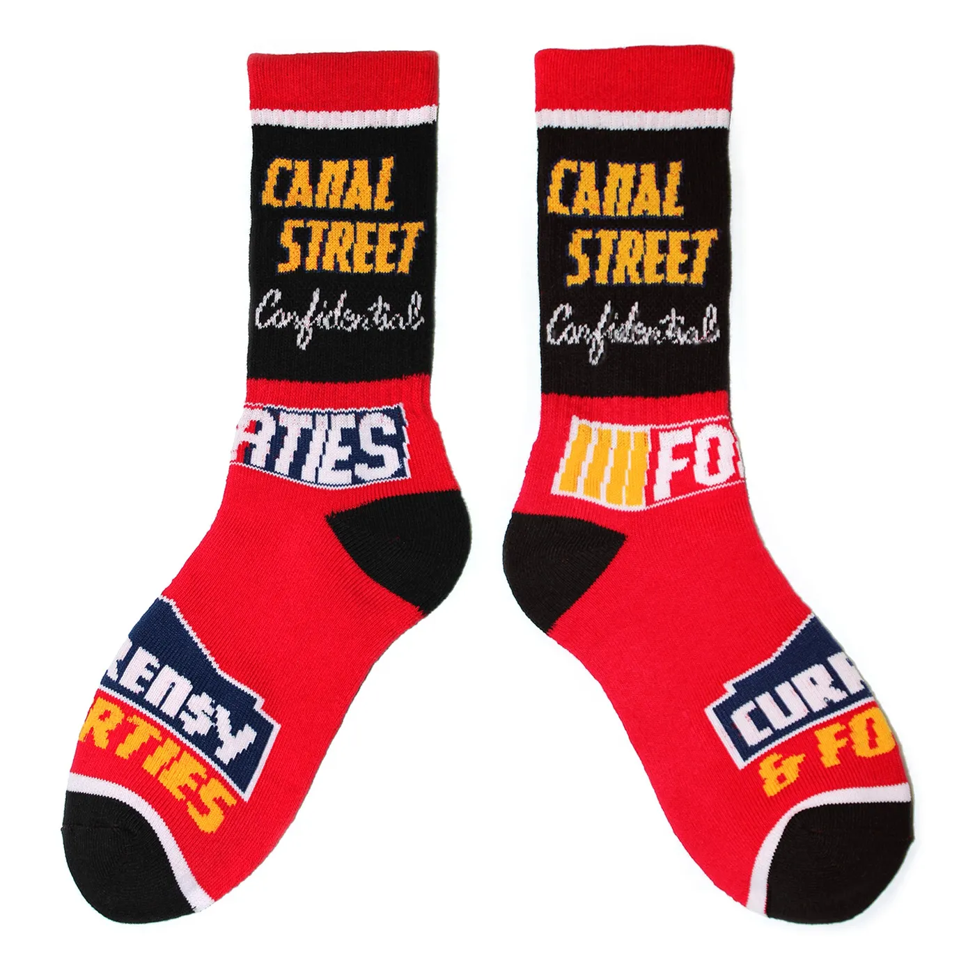 Curren$y 40's & Shorties Custom Racecar Socks