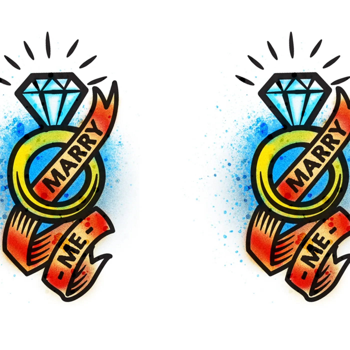 Jason Derulo Marry Me Temporary Tattoo Sheet