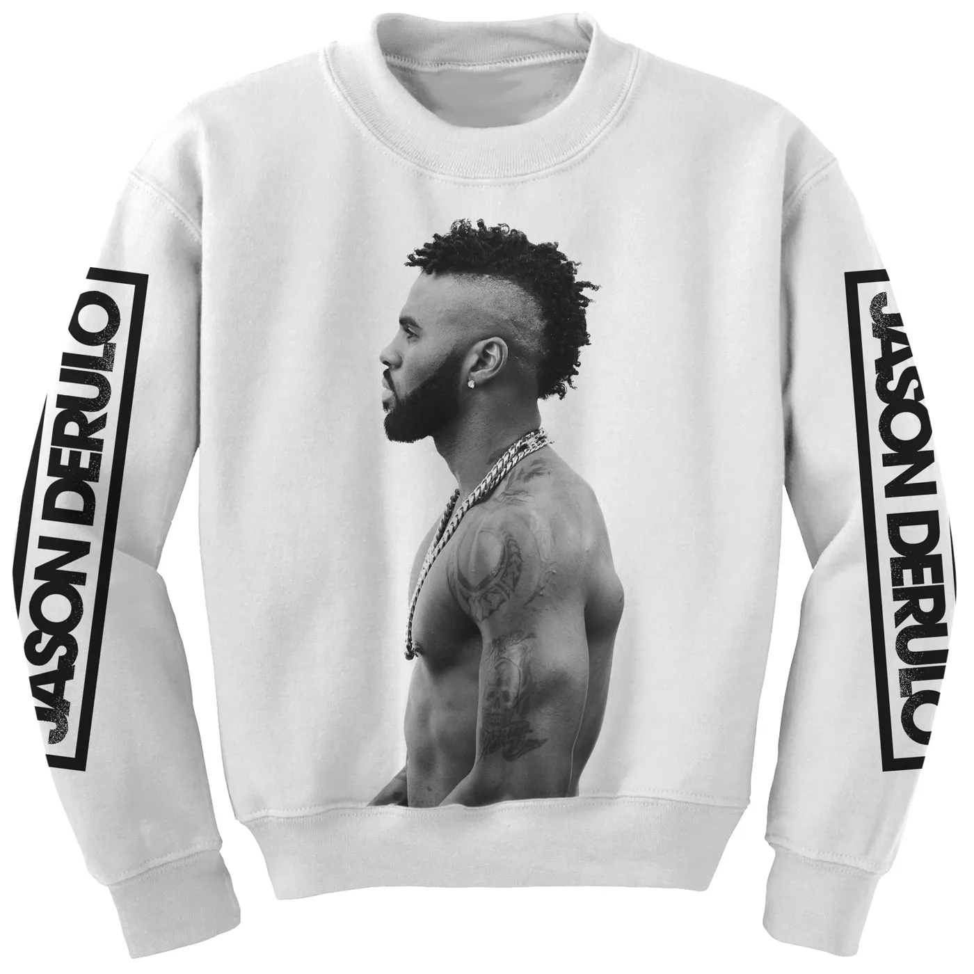 Jason Derulo Profile Crewneck Sweatshirt